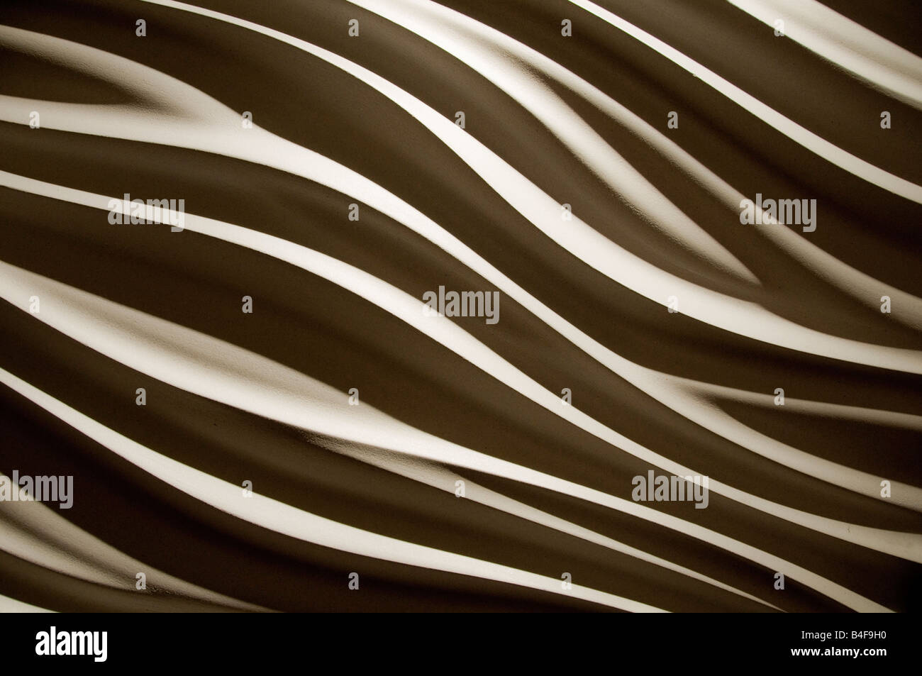 Grafica linee dettagliate con ombre evidenzia picchi di Valli Foto Stock