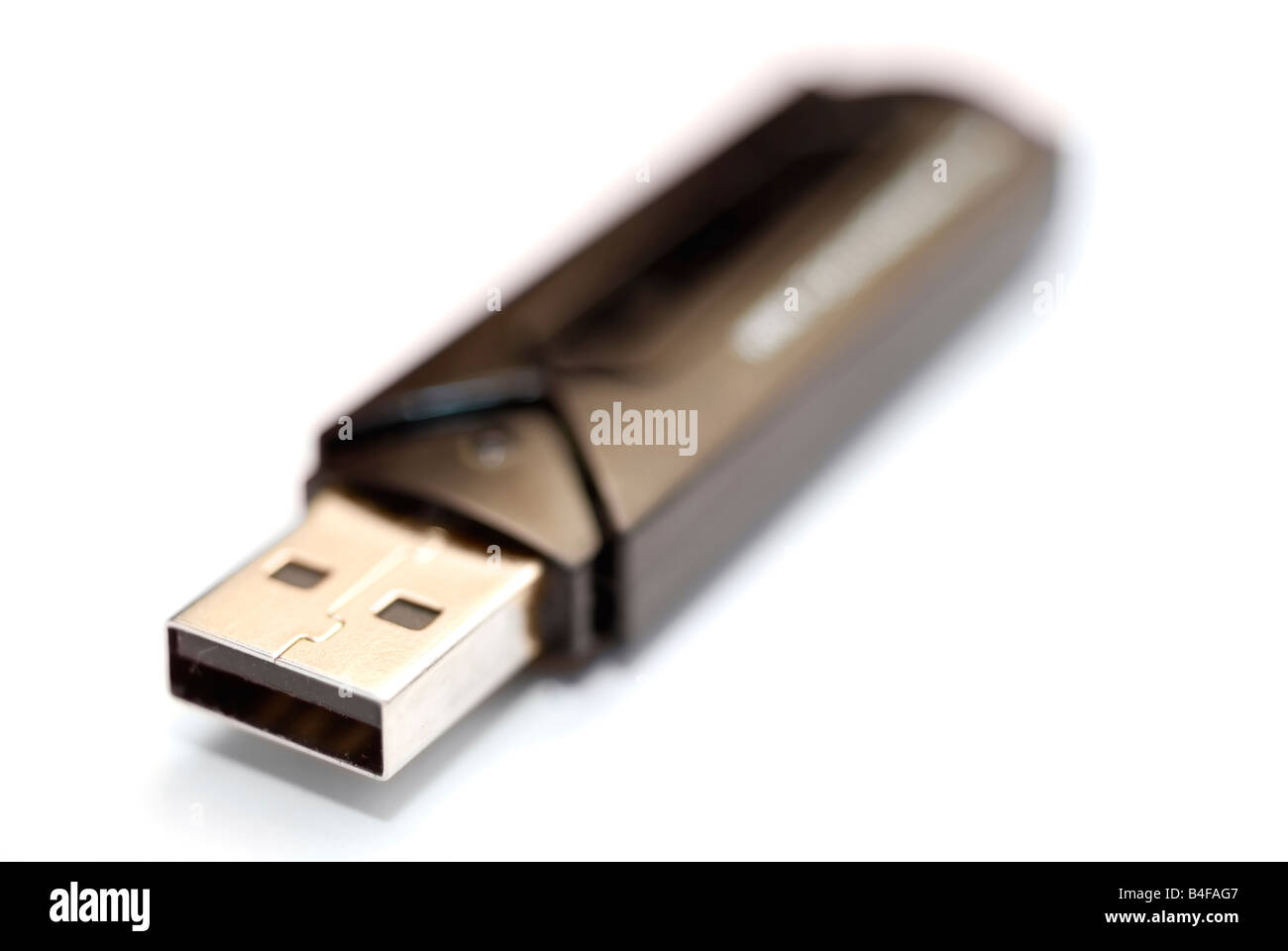 Black stick di memoria USB Foto Stock