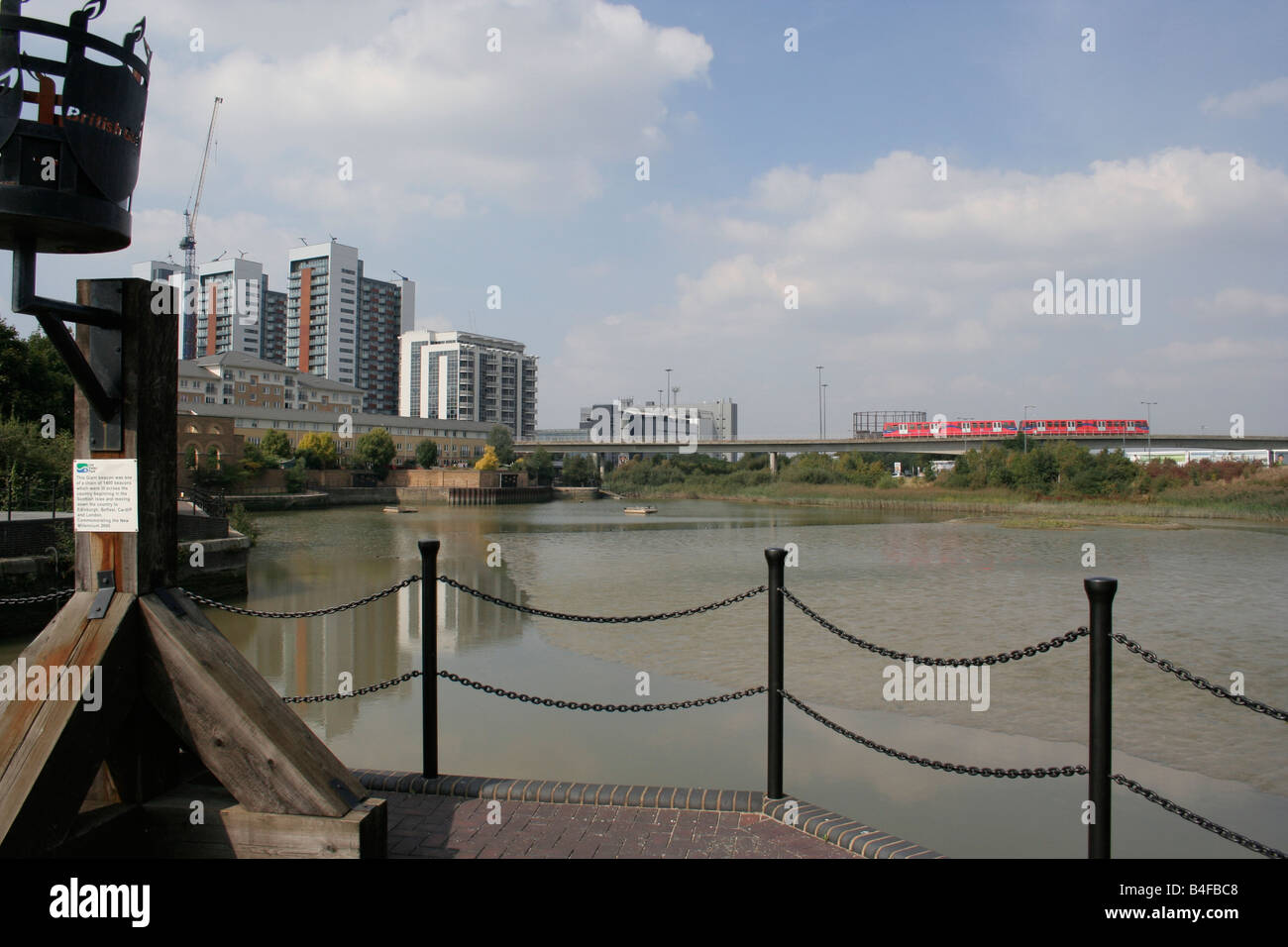 East India Bacino del Dock Foto Stock