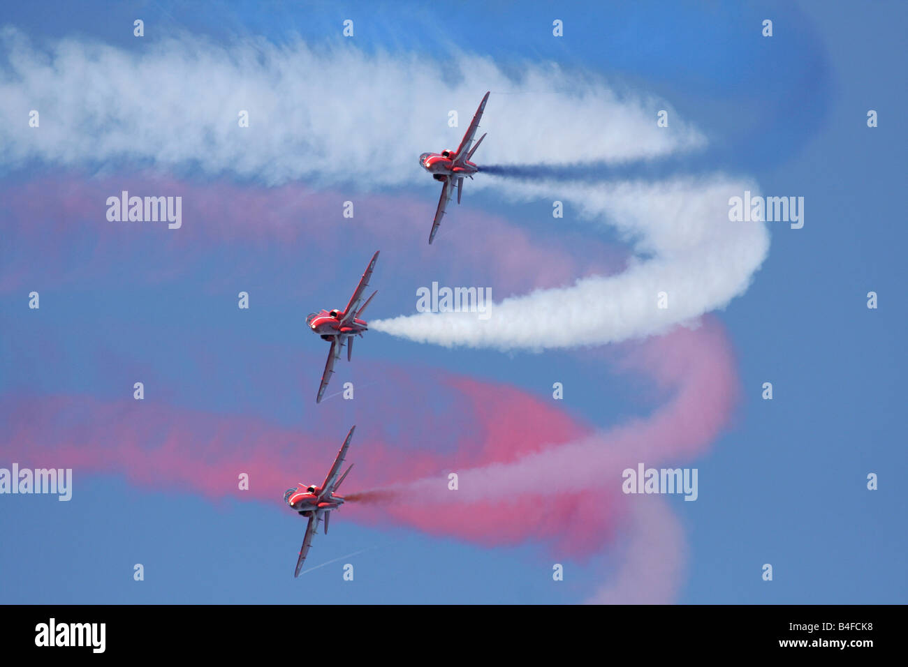 RAF frecce rosse visualizzazione Foto Stock
