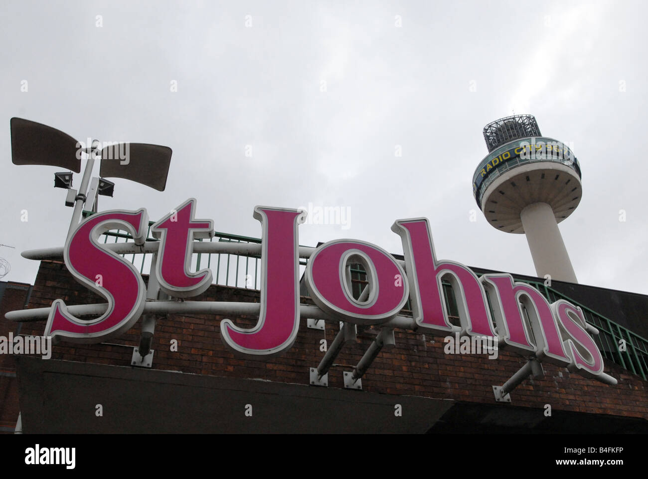 St Johns Beacon Liverpool Foto Stock