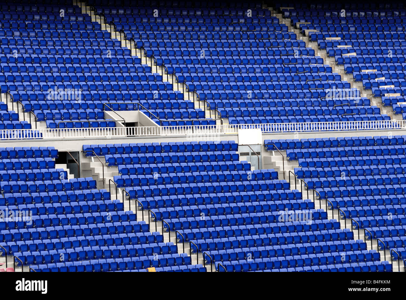 I posti vuoti in un Stadium Foto Stock