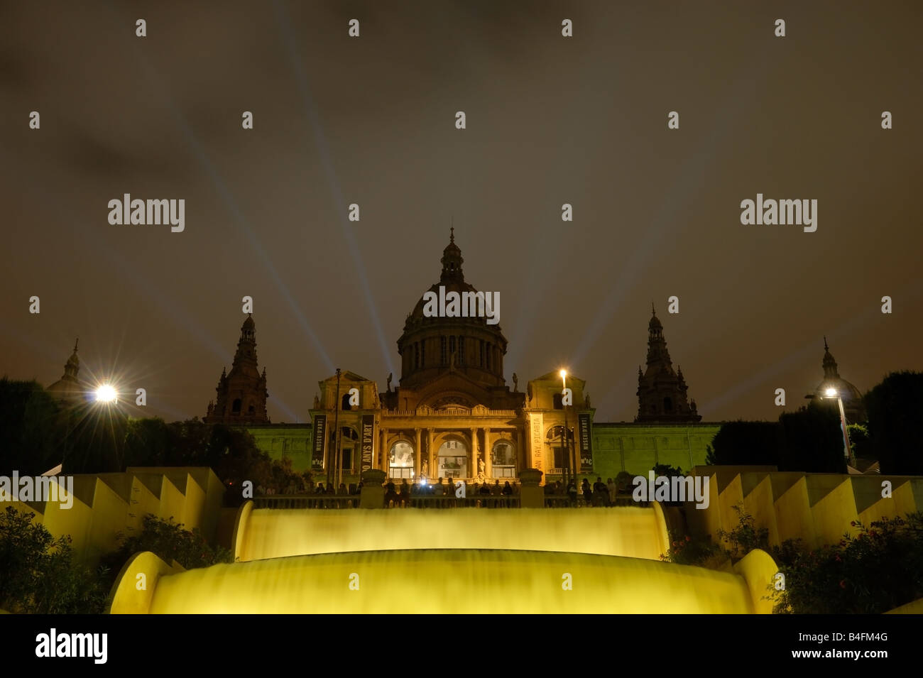 Il catalano il Museo Nazionale di arte in Barcellona, Spagna Foto Stock