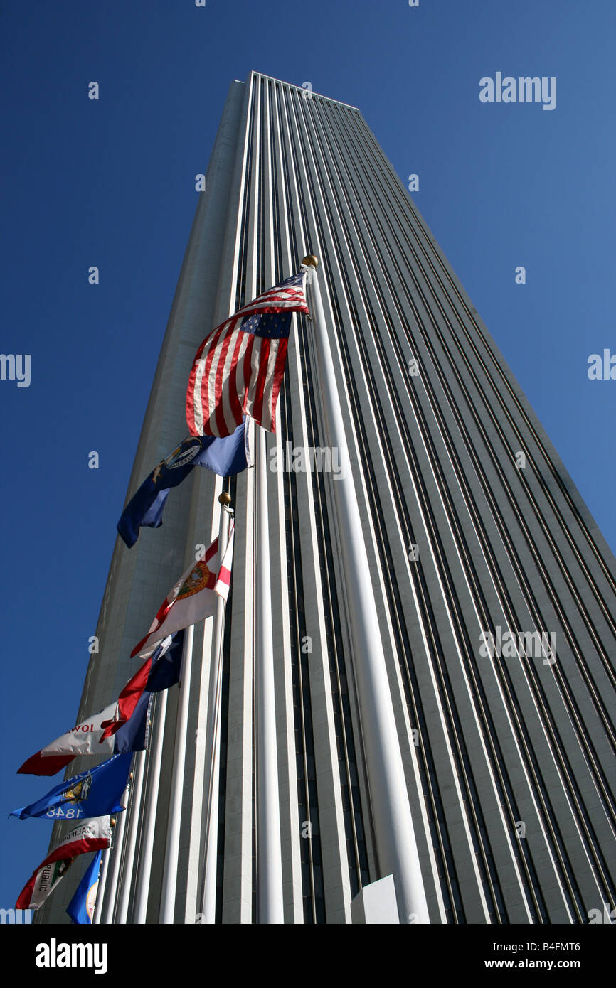 Centro di Aon, Chicago, Illinois. Foto Stock