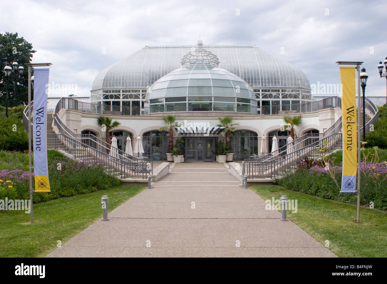 Phipps conservatorio e Giardini Botanici, Schenley Park, Pittsburgh, Pennsylvania Foto Stock