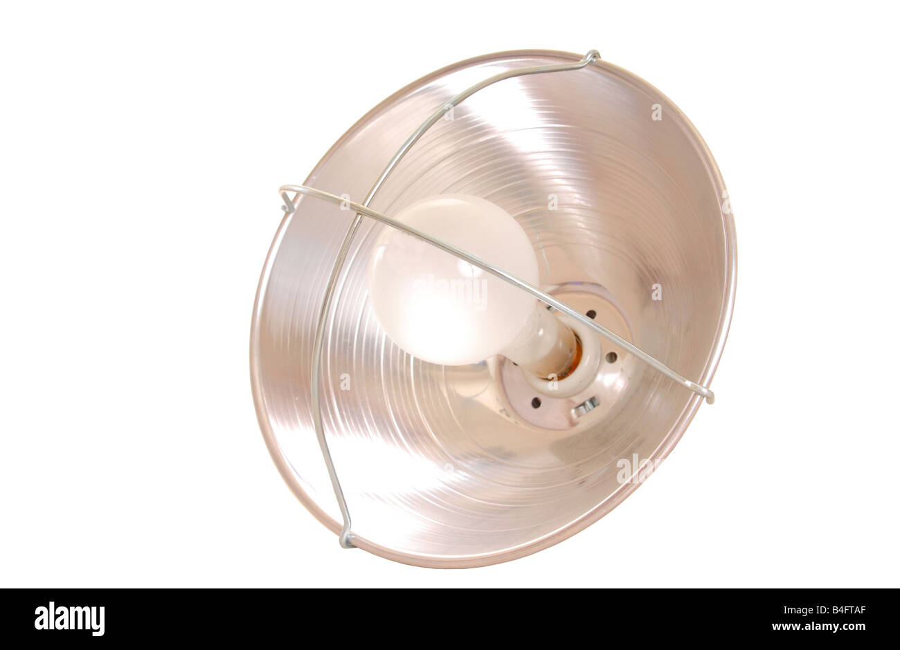 Studio ad incandescenza luce senza aletti attaccata Foto Stock