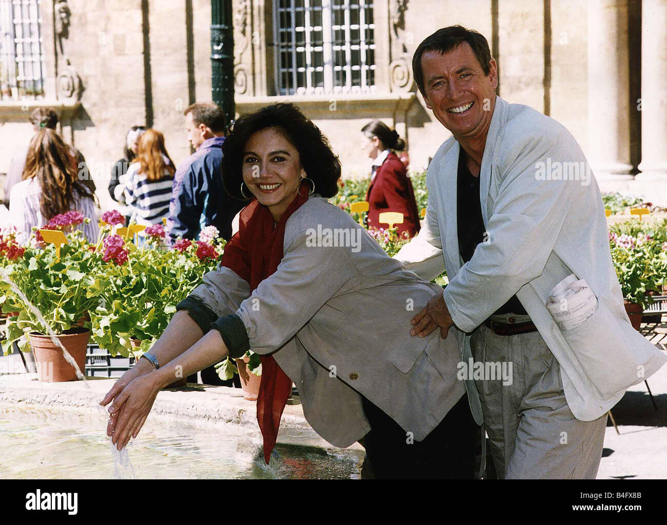 Giovanni di ortiche attore con Therese Liotard Mirrorpix dbase Foto Stock