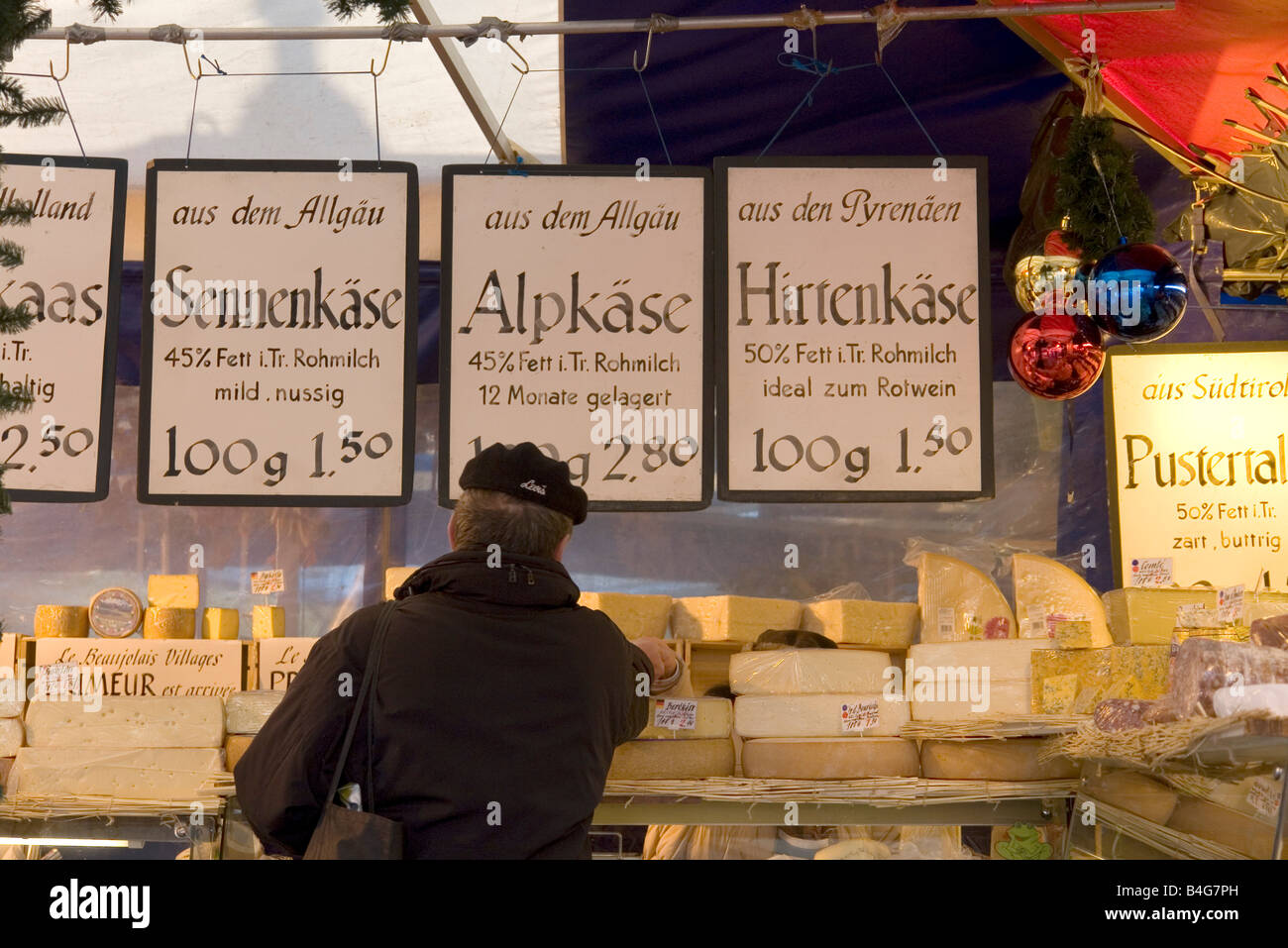 EU DE Germania Baviera Monaco di Baviera il Viktualienmarket mercato all'aperto n. MR n. i diritti di terze parti disponibili Foto Stock
