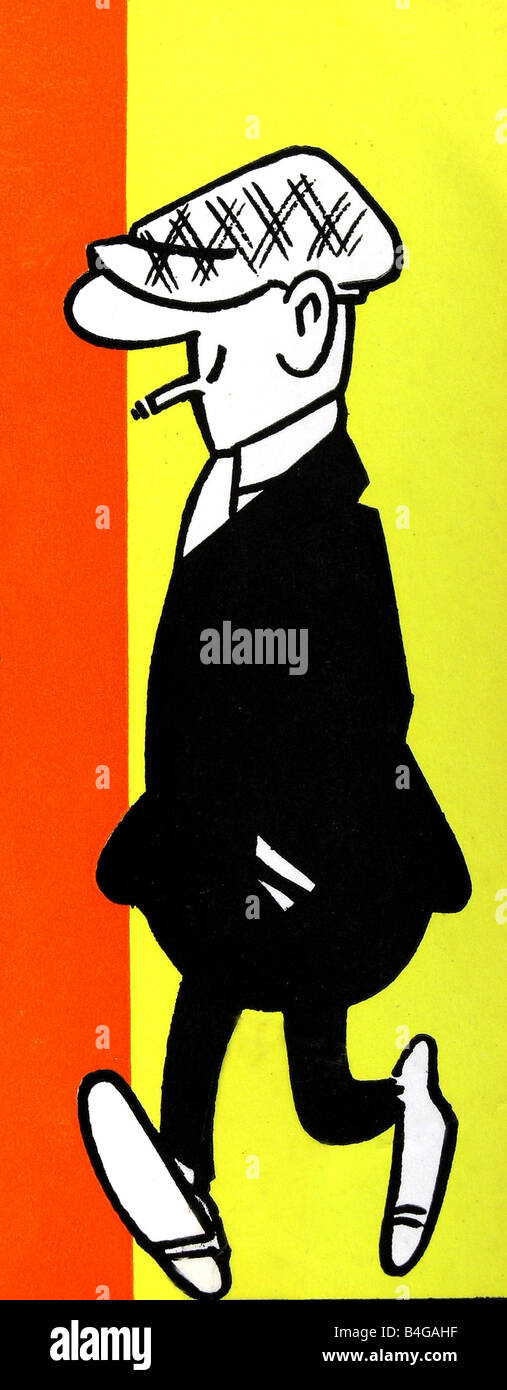 Andy Capp è stato creato da Reg Smythe e è uno di maggior successo del  fumetto nel mondo Reg Smythe nasce nel West Har Foto stock - Alamy