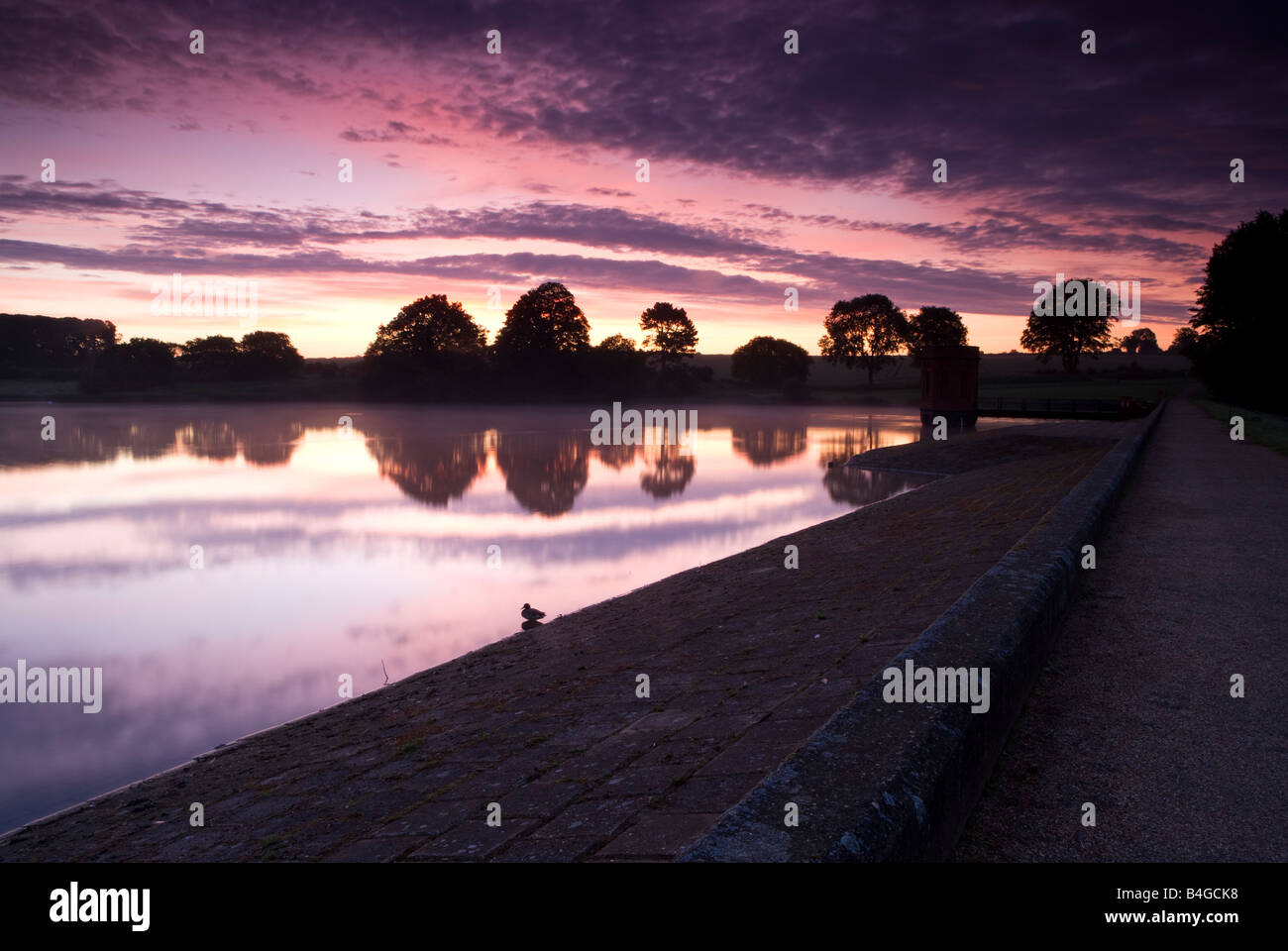 Serbatoio Sywell, Sywell, Northamptonshire, England, Regno Unito Foto Stock