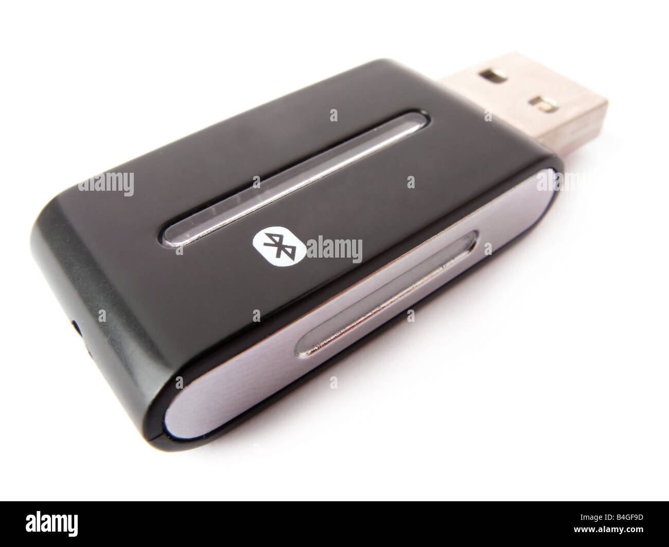 Penna Bluetooth isolato in uno sfondo bianco Foto Stock