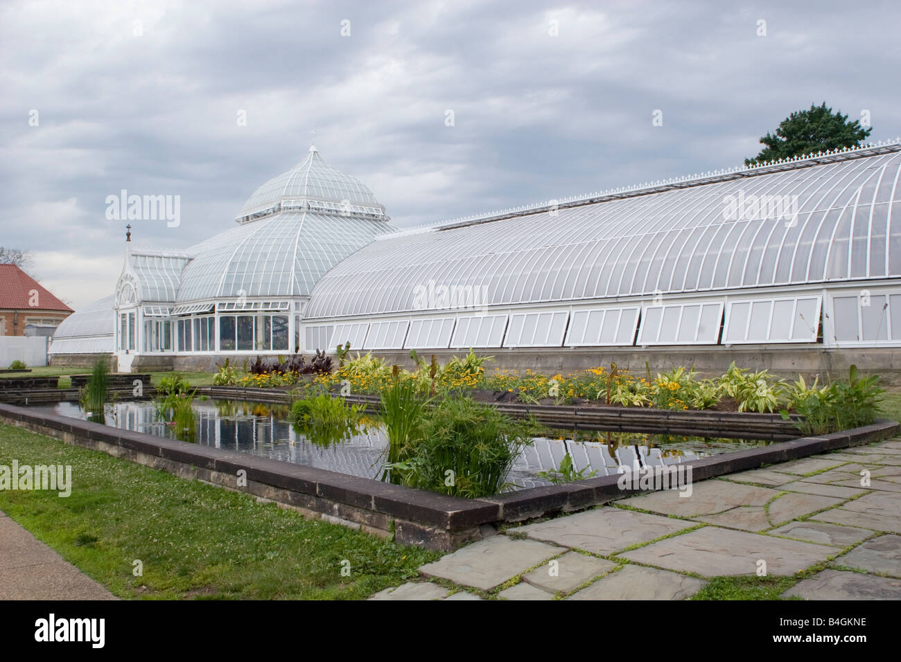 Phipps conservatorio e Giardini Botanici, Schenley Park di Oakland, Pittsburgh, Pennsylvania Foto Stock