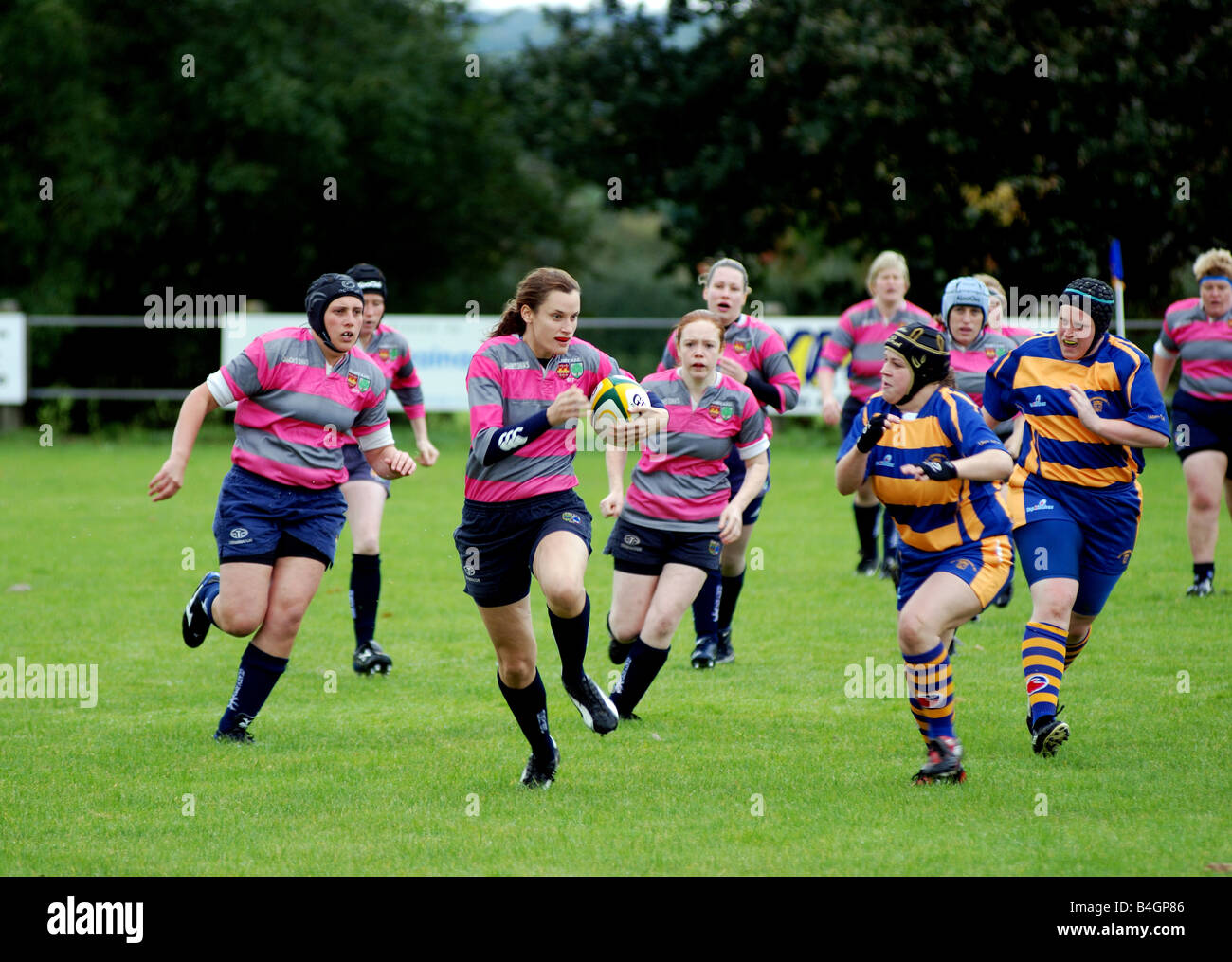 Donna Rugby Union a Leamington Spa Regno Unito Foto Stock