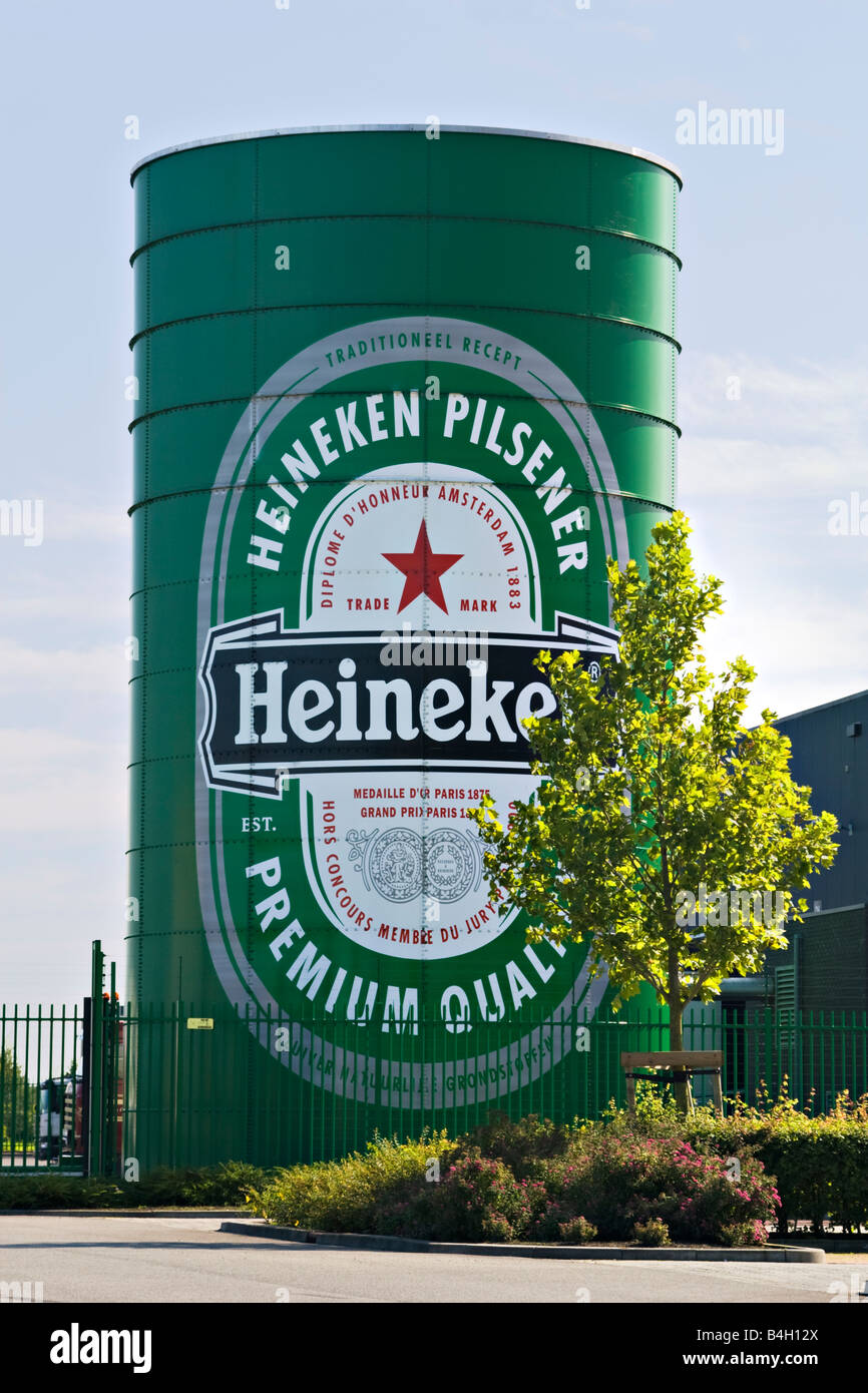 Birra Heineken può Foto Stock