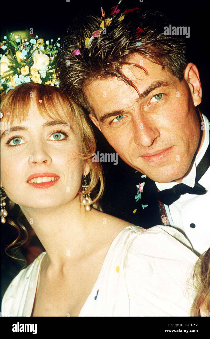 Ysette Anthony attrice con il suo nuovo huband Luc Leestemaker Foto Stock