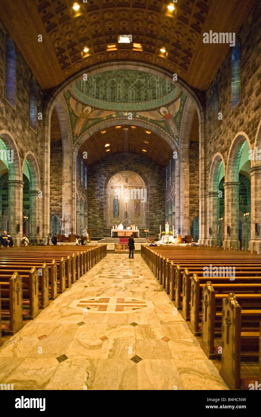 Gli interni della cattedrale, la Cattedrale di Galway, Galway, Connacht, Repubblica di Irlanda Foto Stock