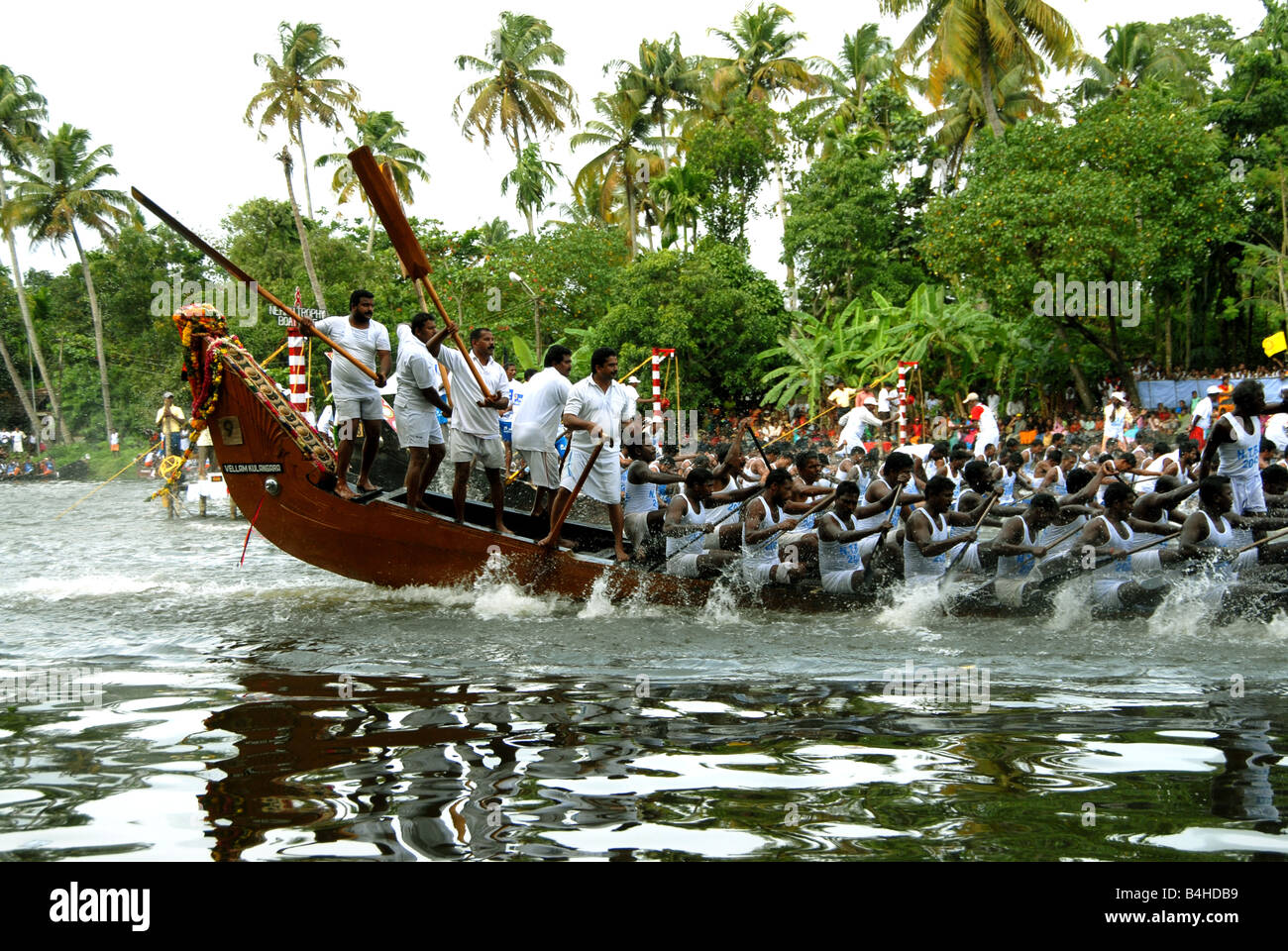Nehru trofeo boat race Foto Stock