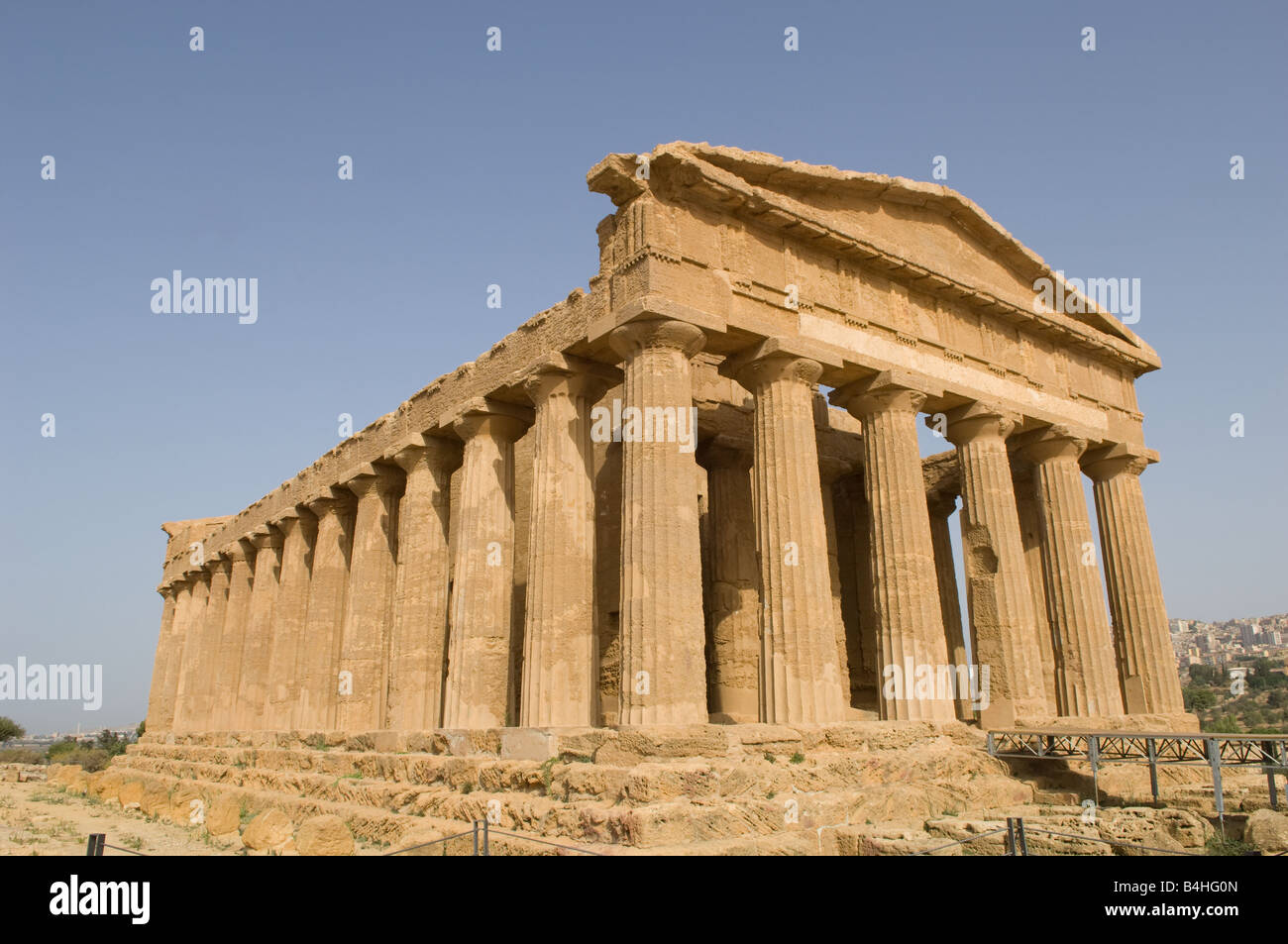 Tempio dorico di Segesta Foto Stock