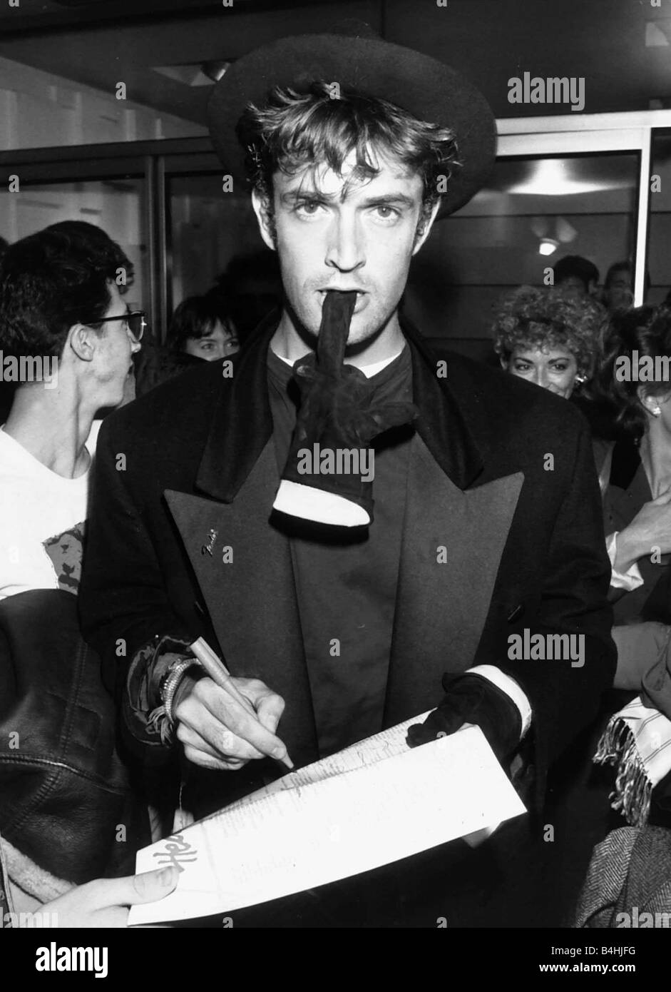 Rupert Everett attore britannico Ottobre 1987 Foto Stock