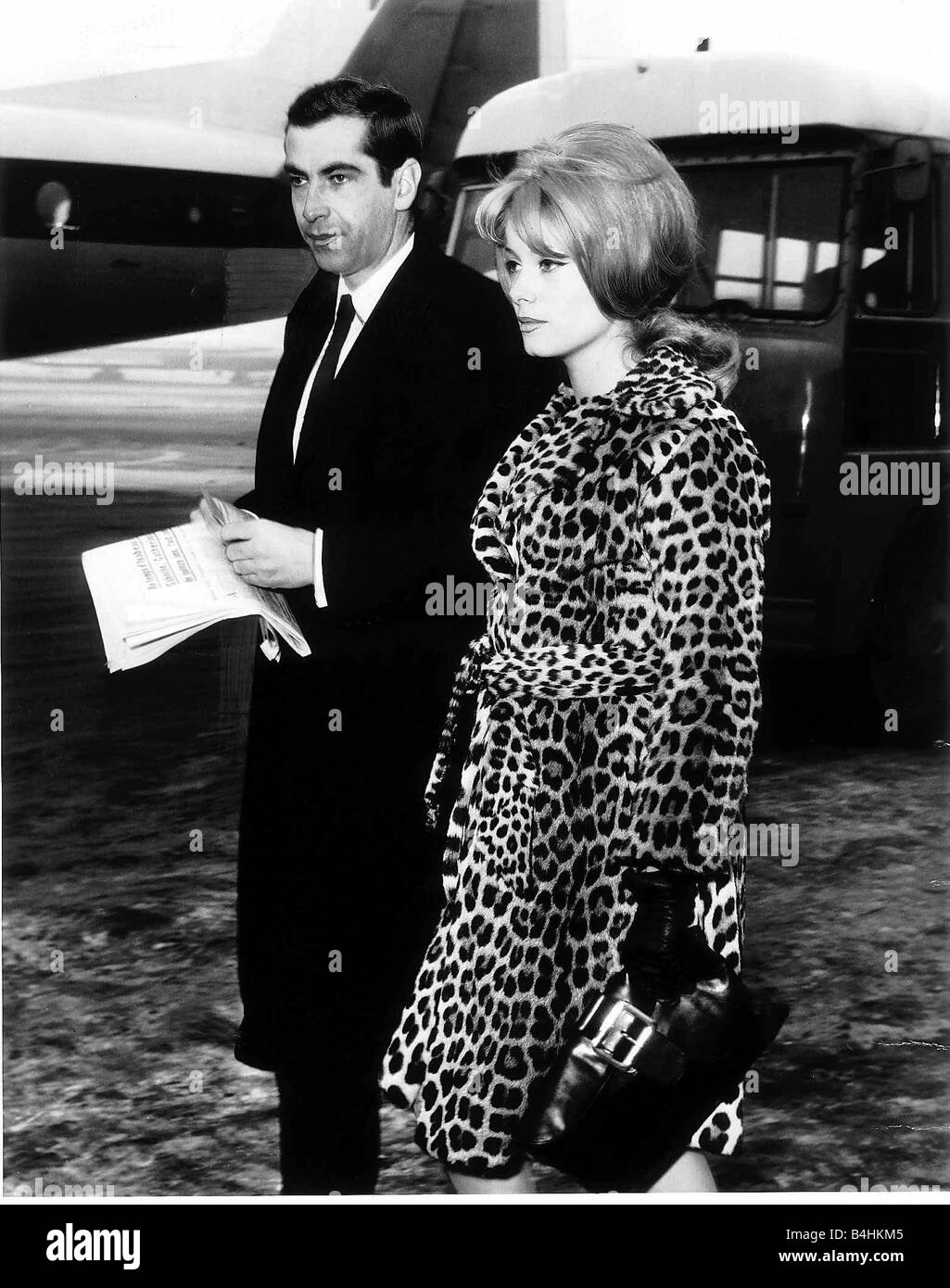 Roger Vadim attore e regista Caterine Deneuve Foto Stock