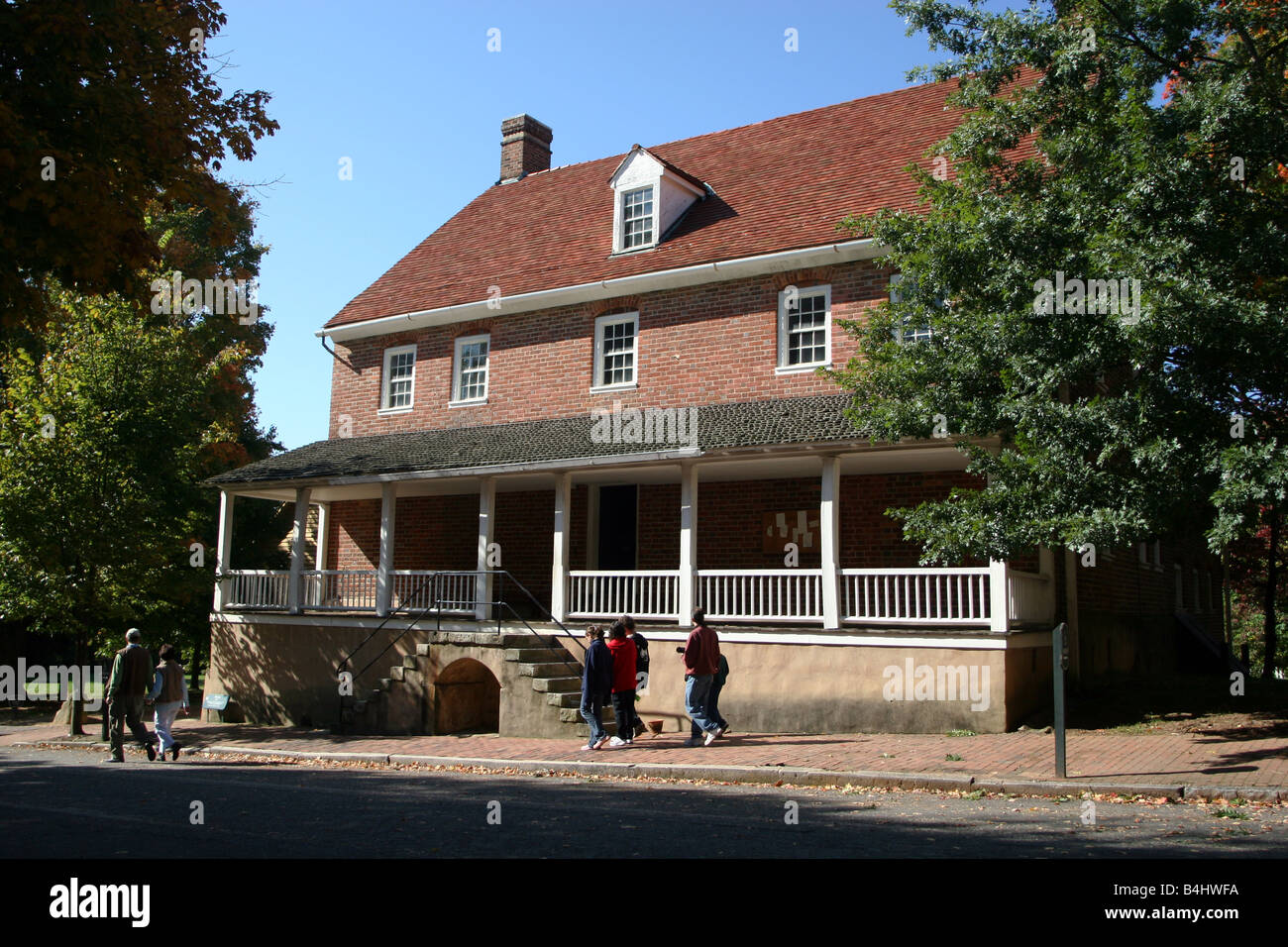 Salem Museo Taverna, Vecchia Salem, Winston-Salem, Carolina del Nord Foto Stock