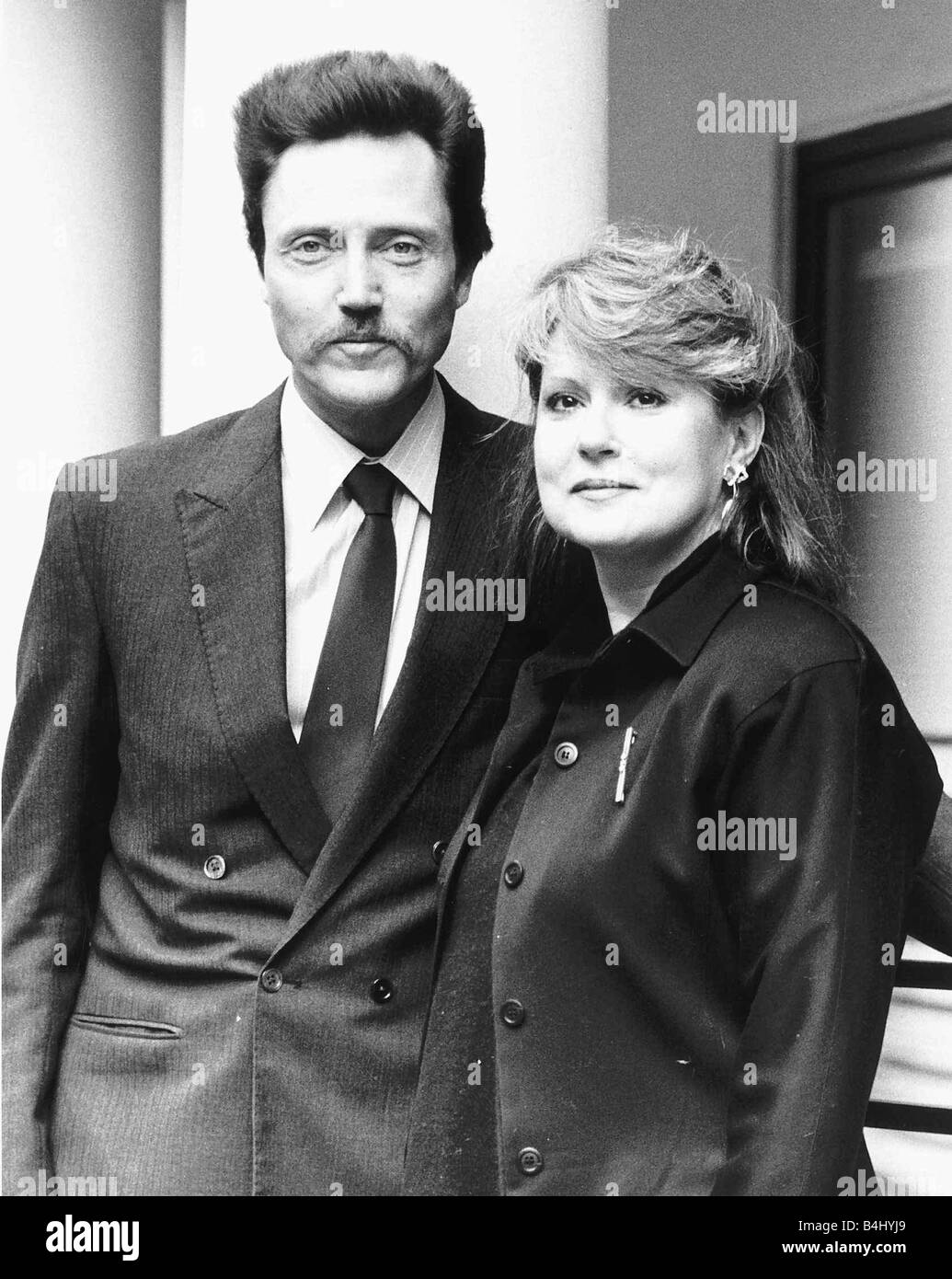 Christopher Walken attore e moglie Georgianne Marzo 1987 DBASE MSI Foto Stock