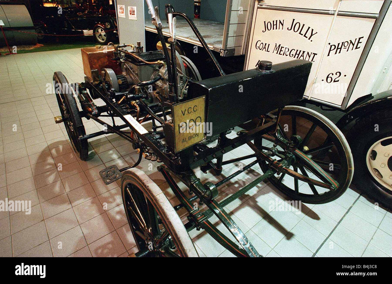 ALBION VINTAGE CAR CLUB REALIZZATO NEL 1900 scozzese vecchio MOTORE CLASSIC CARS per registrare su strada Foto Stock