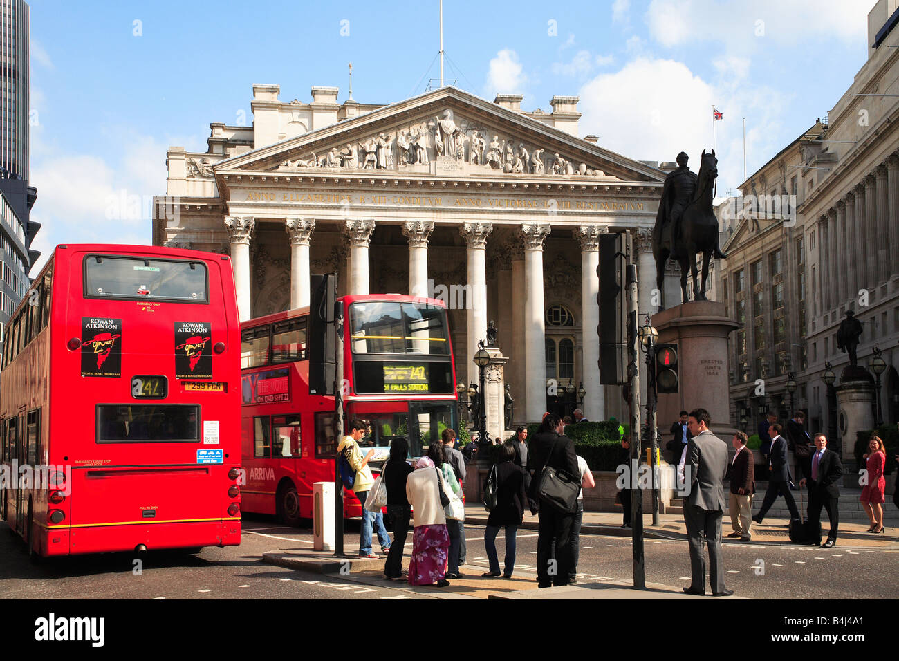 Royal Exchange City of London Inghilterra England Foto Stock