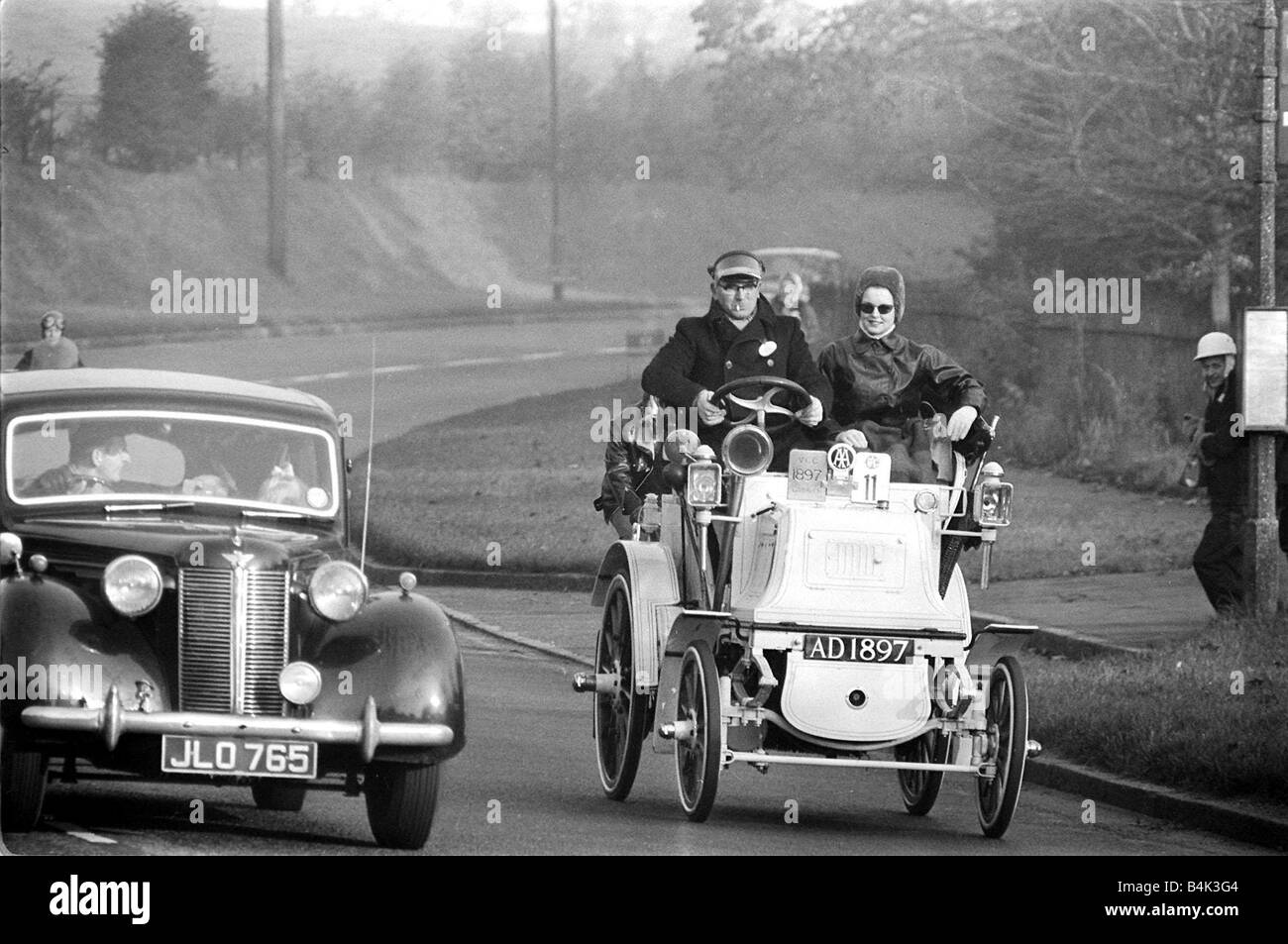 Londra a Brighton auto d'epoca, eseguire Novembre 1960 Mirrorpix Foto Stock