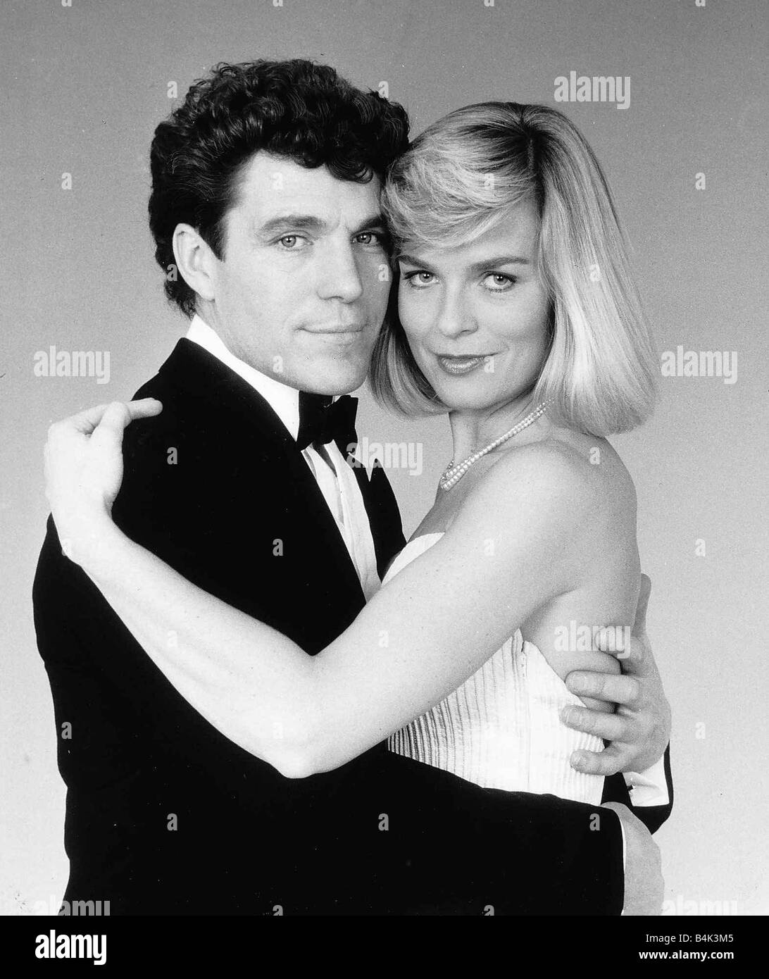 Nicholas attore di argilla e Claire Oberman attrice Maggio 1989 Dbase Foto Stock