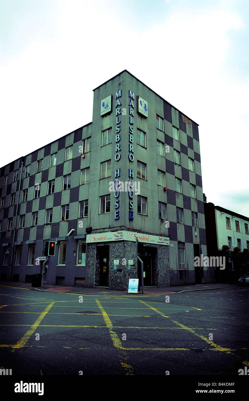 Casa marlsbro newton street northern quarter manchester Ufficio edilizia architettura REGNO UNITO Inghilterra Foto Stock