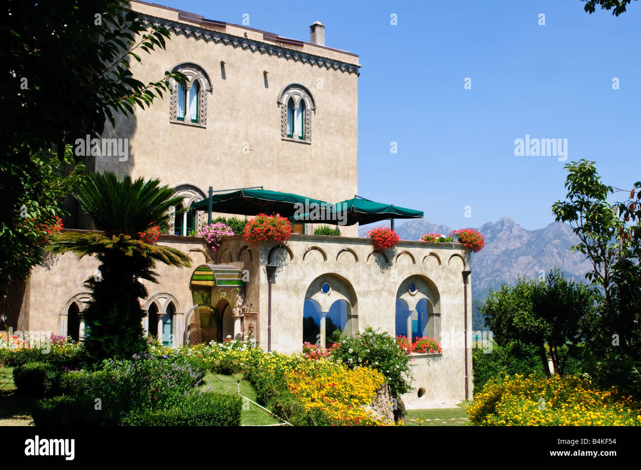 Ingresso Hotel a Villa Cimbrone Foto Stock