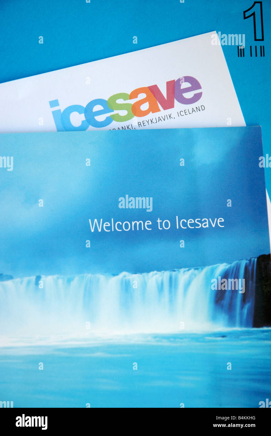 Icesave Foto Stock