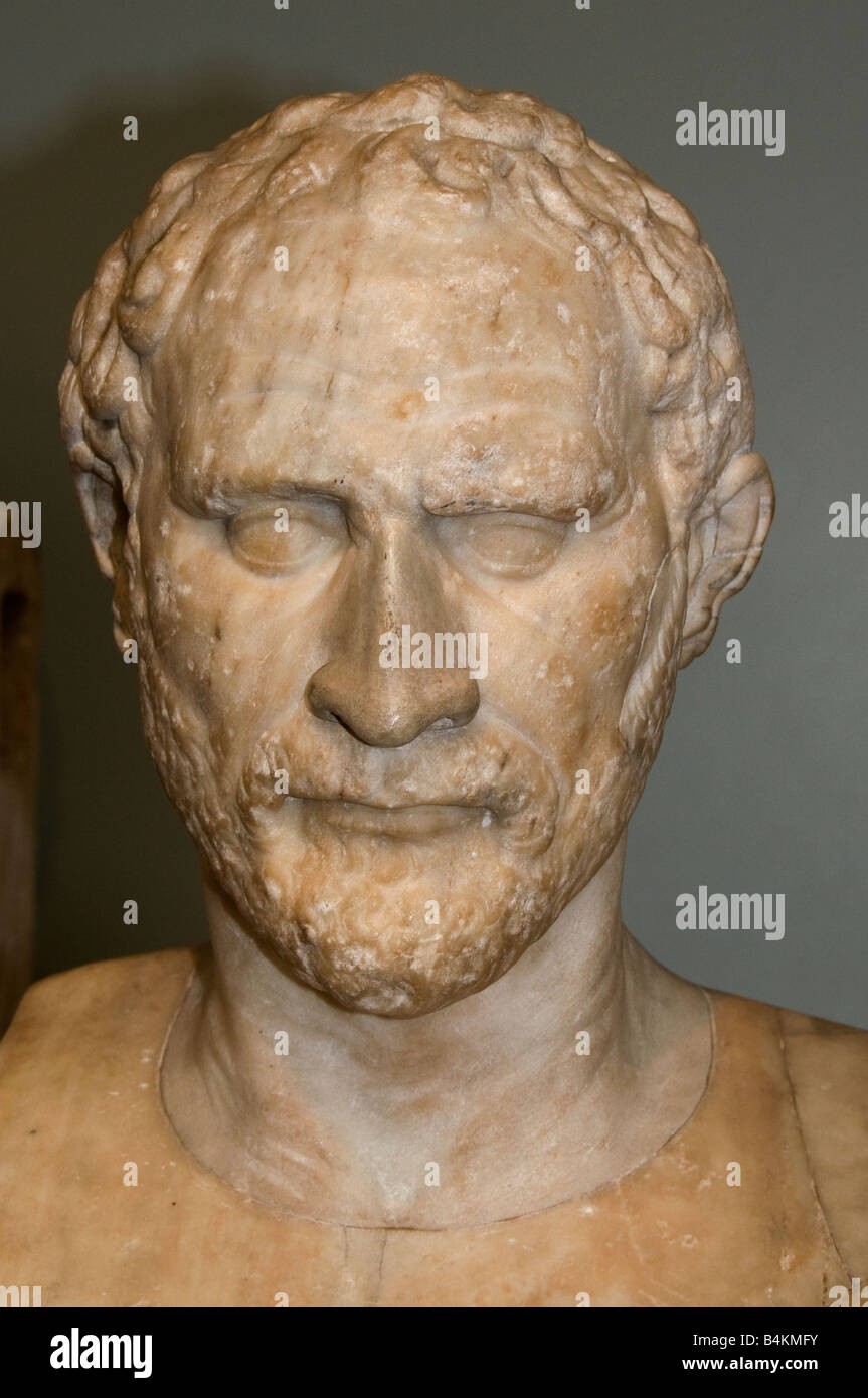 Demosthenes 322 BC Greco in Grecia Foto Stock