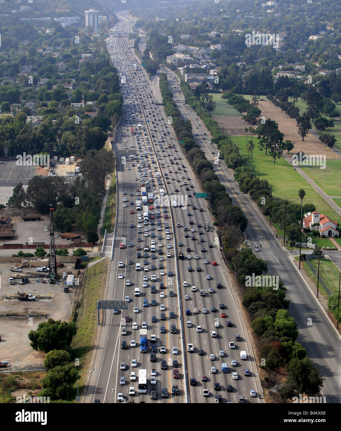 ingorgo stradale Foto Stock