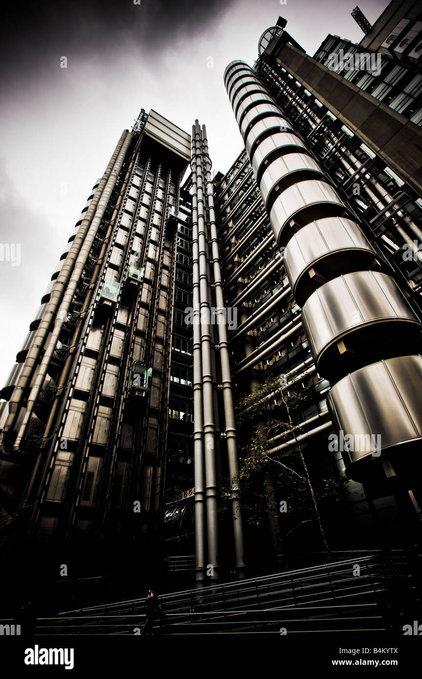 L'edificio Lloyds. Londra Foto Stock
