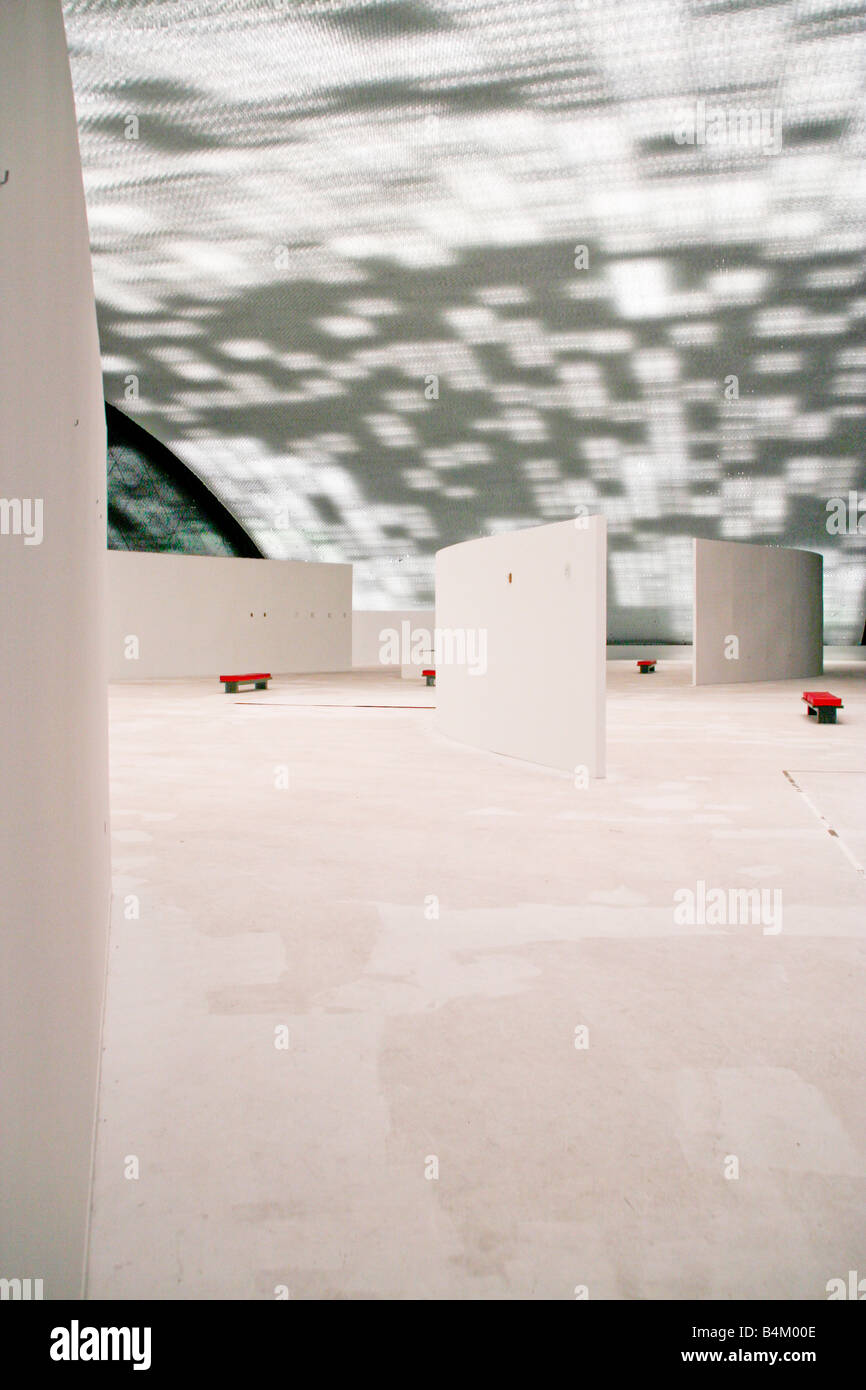 Interior Oscar Neimeyer Museum, Curitiba, Brasile Foto Stock