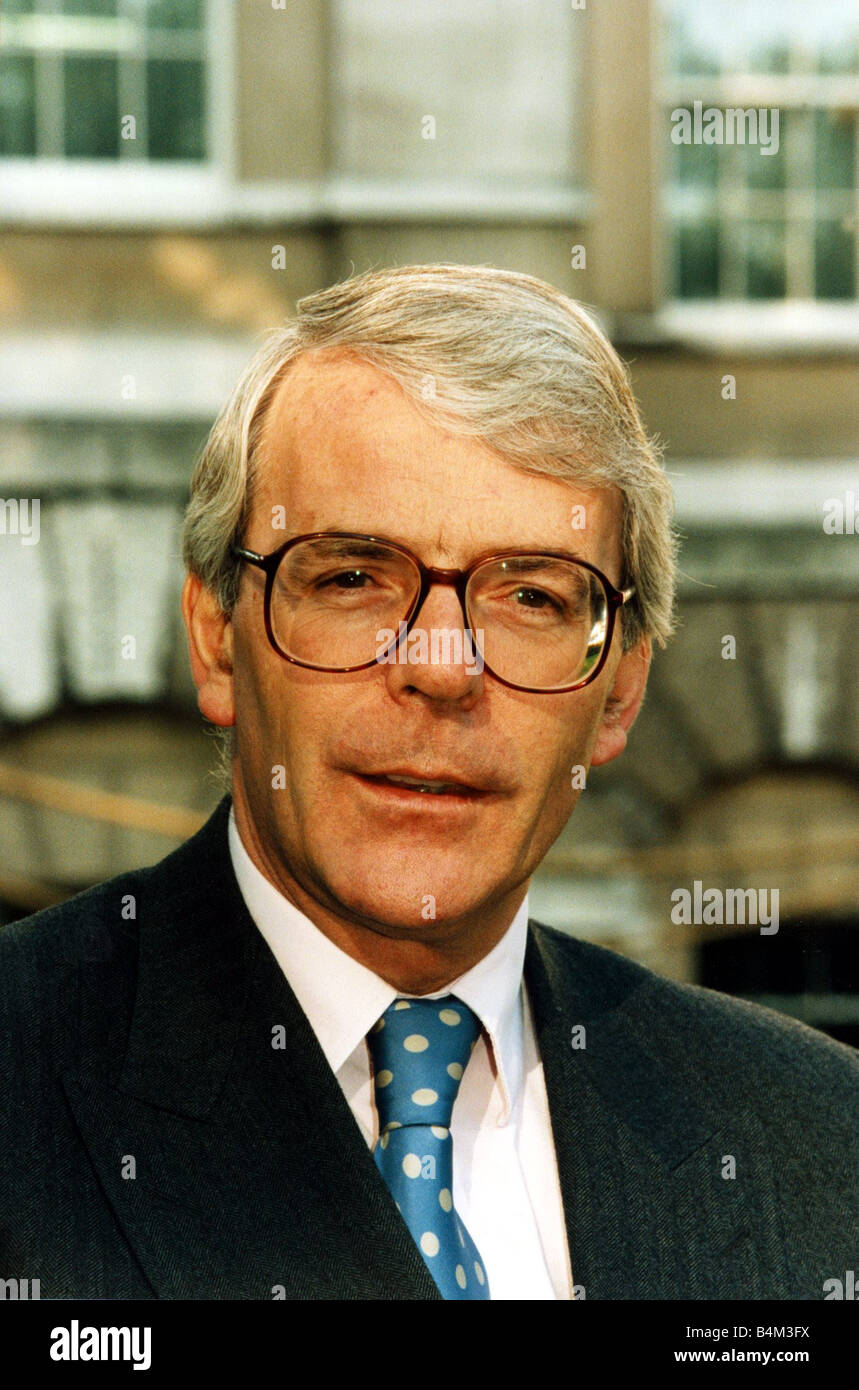 John Major ex leader del partito Consevative Foto Stock