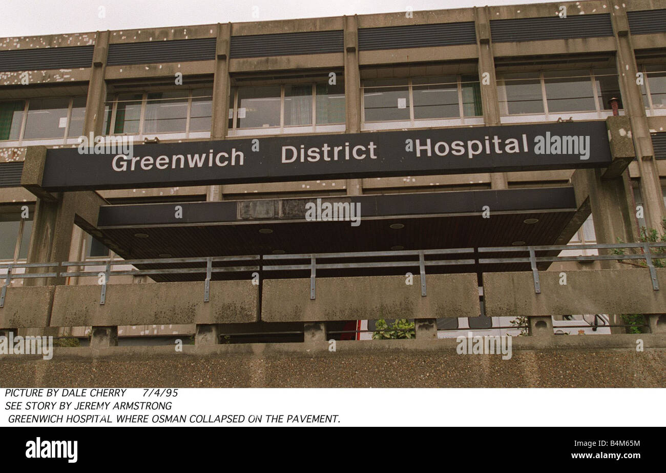 Greenwich District Hospital 1995 Foto Stock