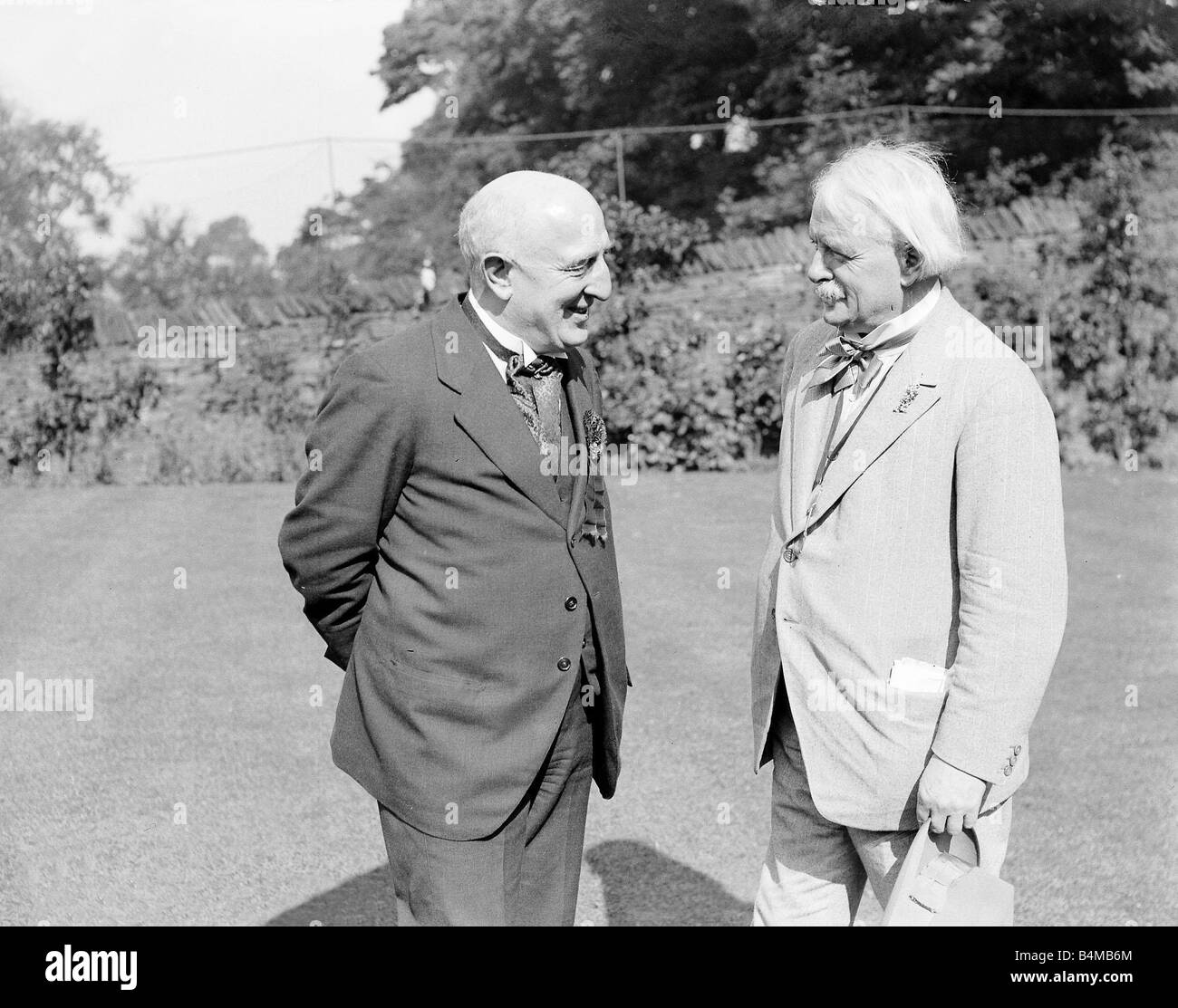 David Lloyd George MP leader del Partito Liberale Agosto 1925 Foto Stock