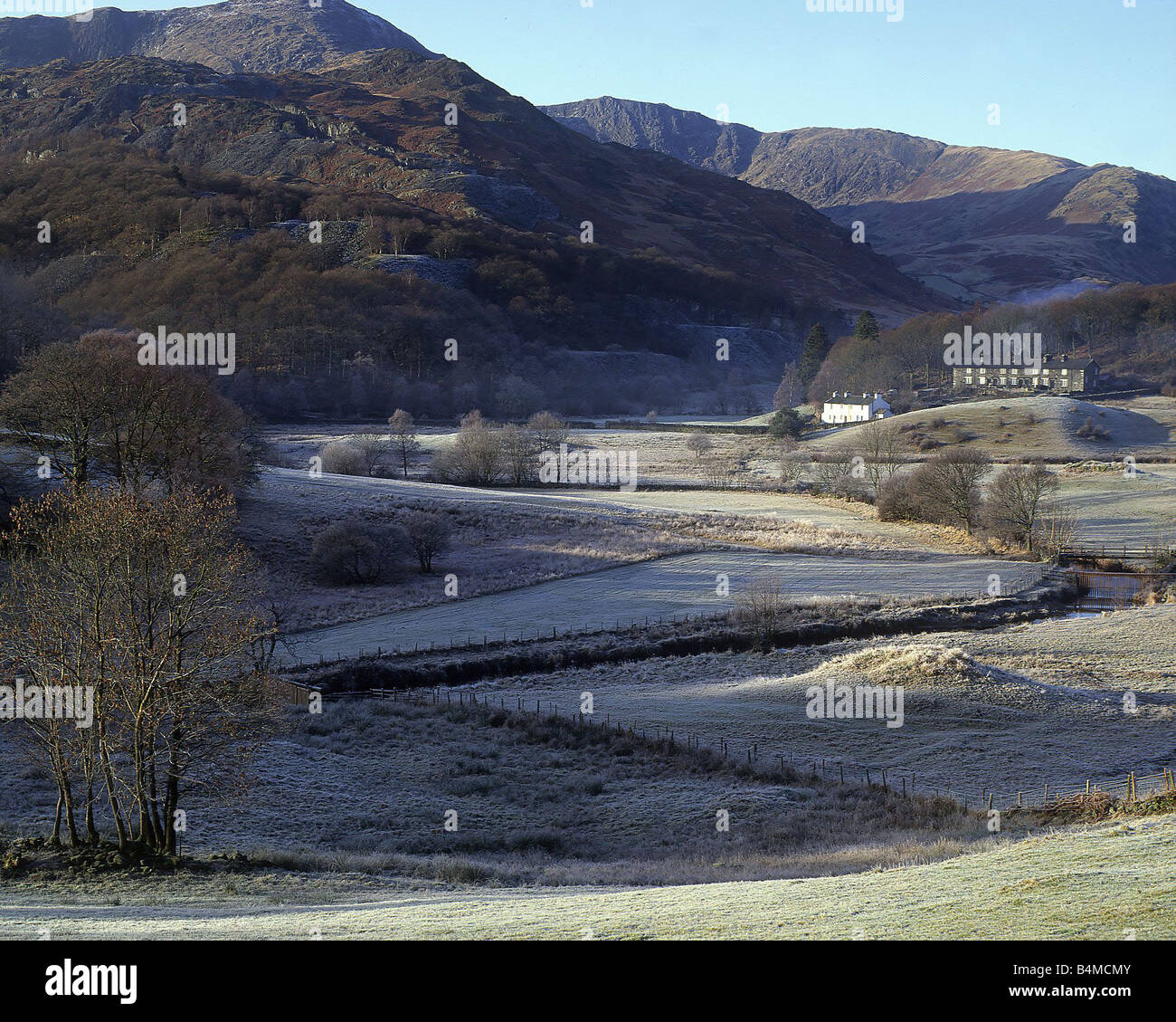 Valle del Lake District Cumbria Foto Stock