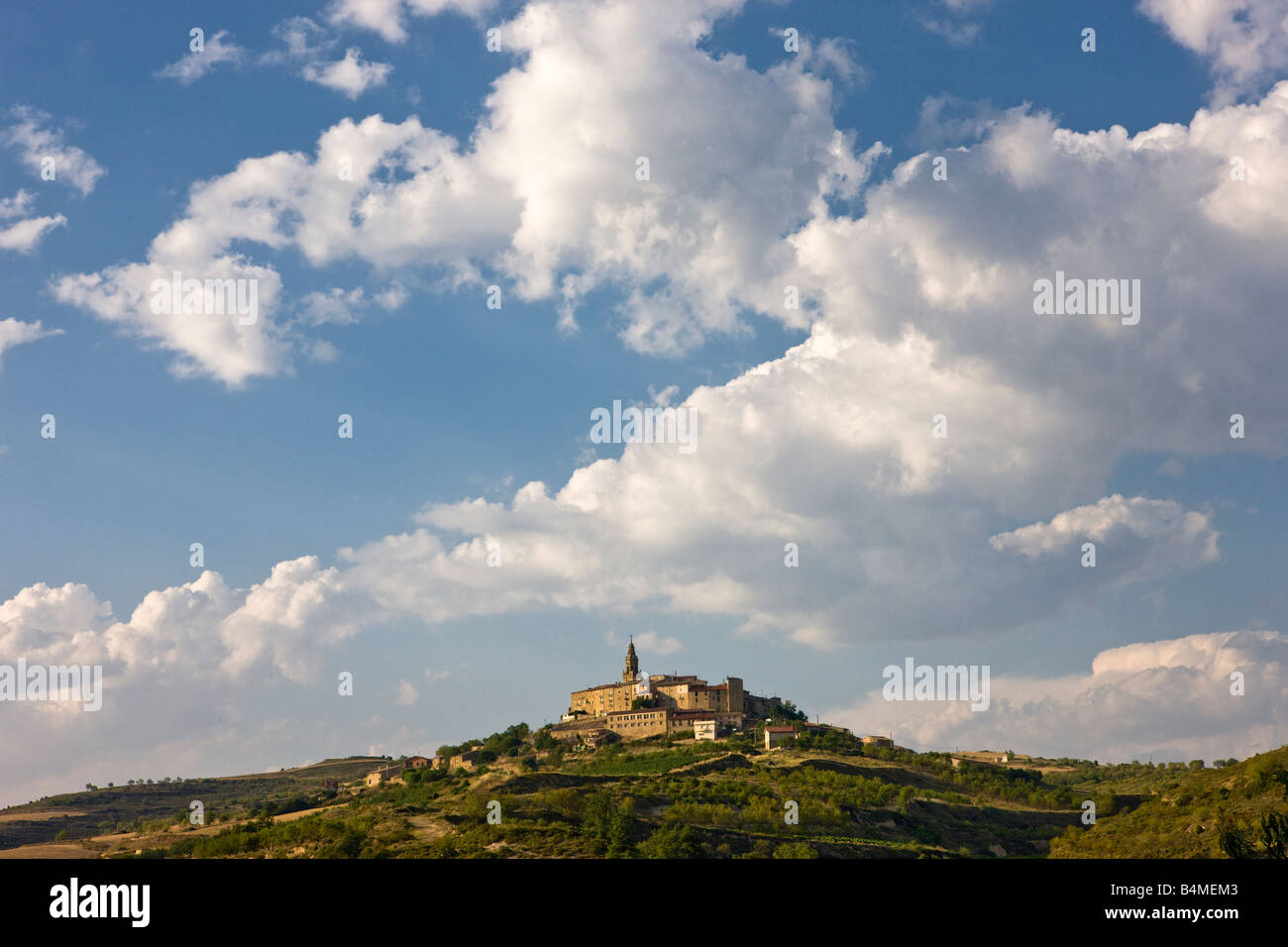 Labraza in La Rioja Alavesa vino regione nel nord della Spagna centrale Foto Stock