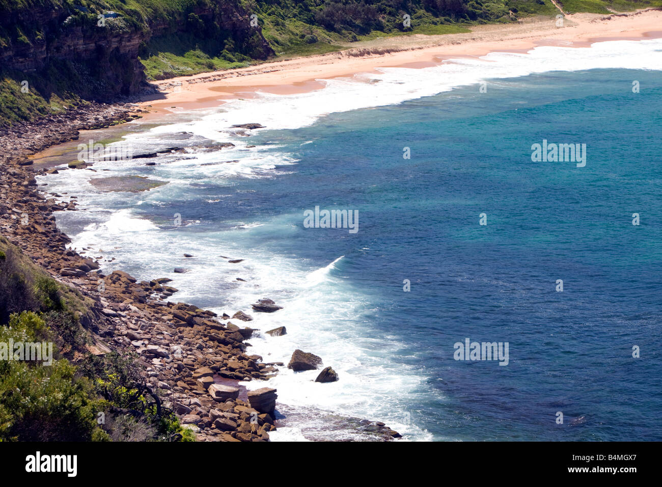 Bungan beach, a nord di Sydney, Nuovo Galles del Sud, Australia Foto Stock