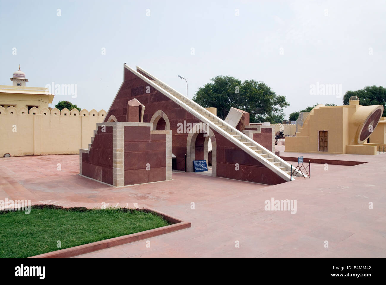 India Rajasthan Jaipur Jantar Mantar observatory Foto Stock
