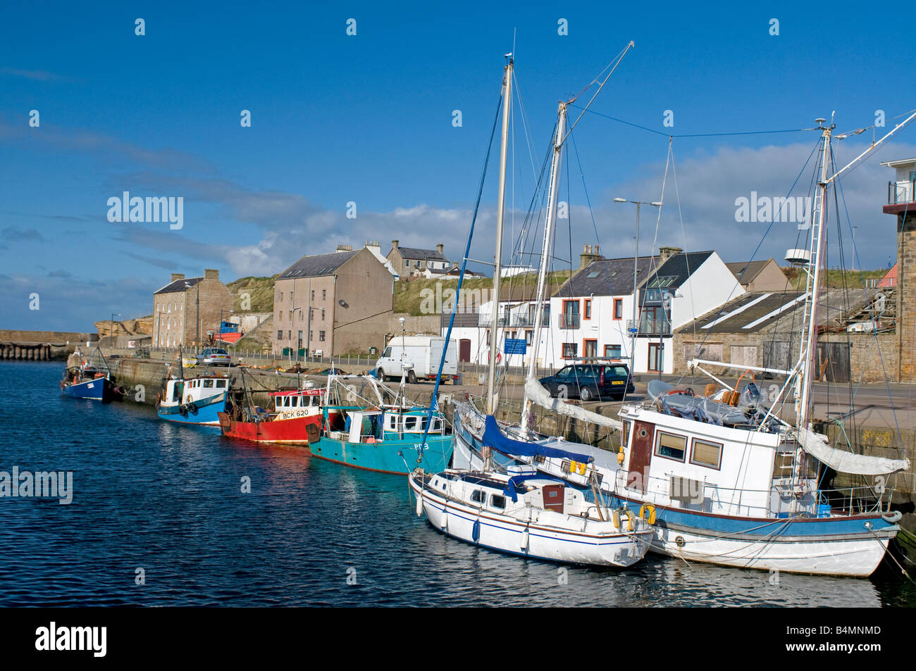 Burghead villaggio sul Moray Firth a nord est della Scozia UK Foto Stock