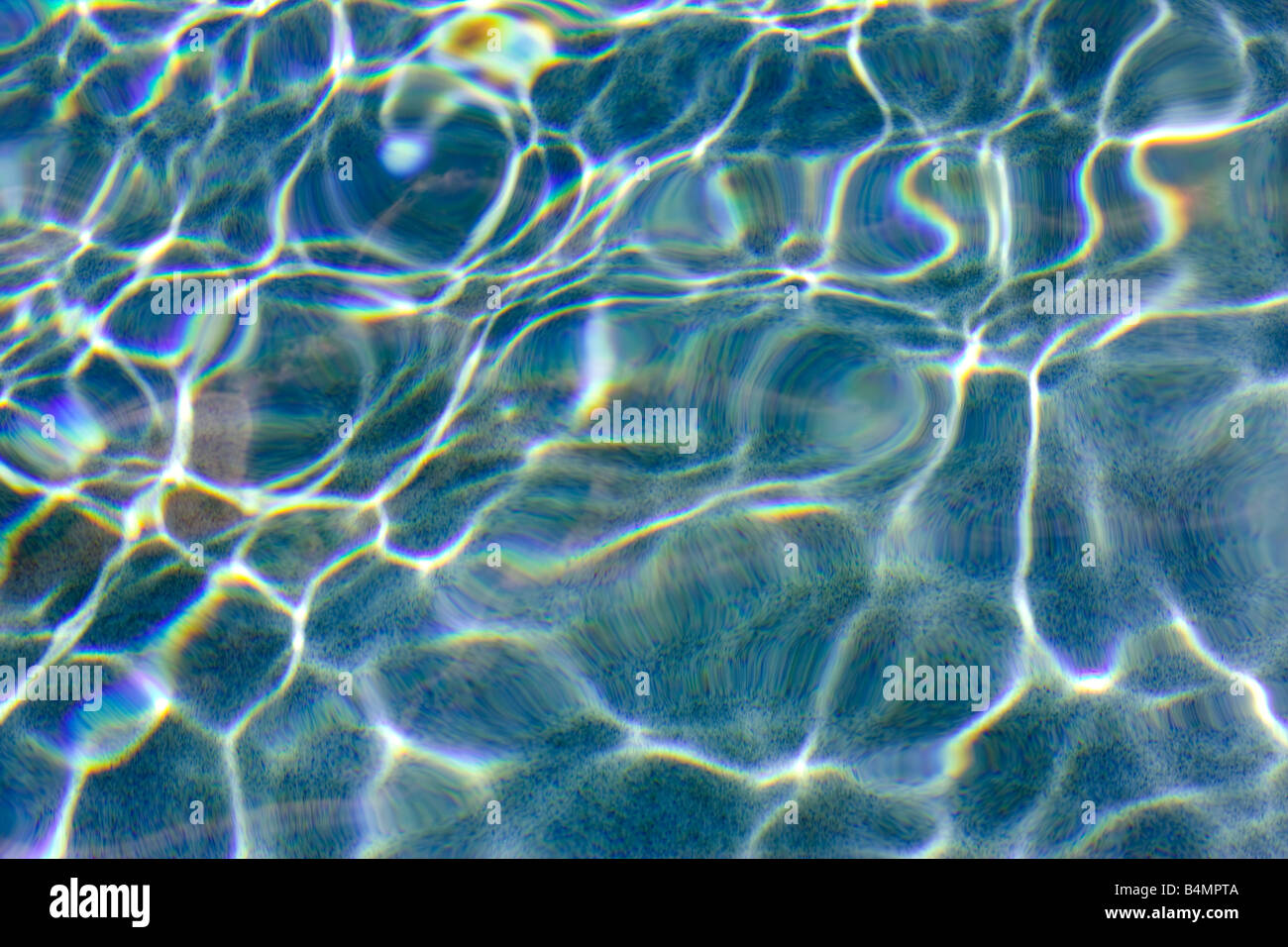 Piscina acqua abstract Foto Stock