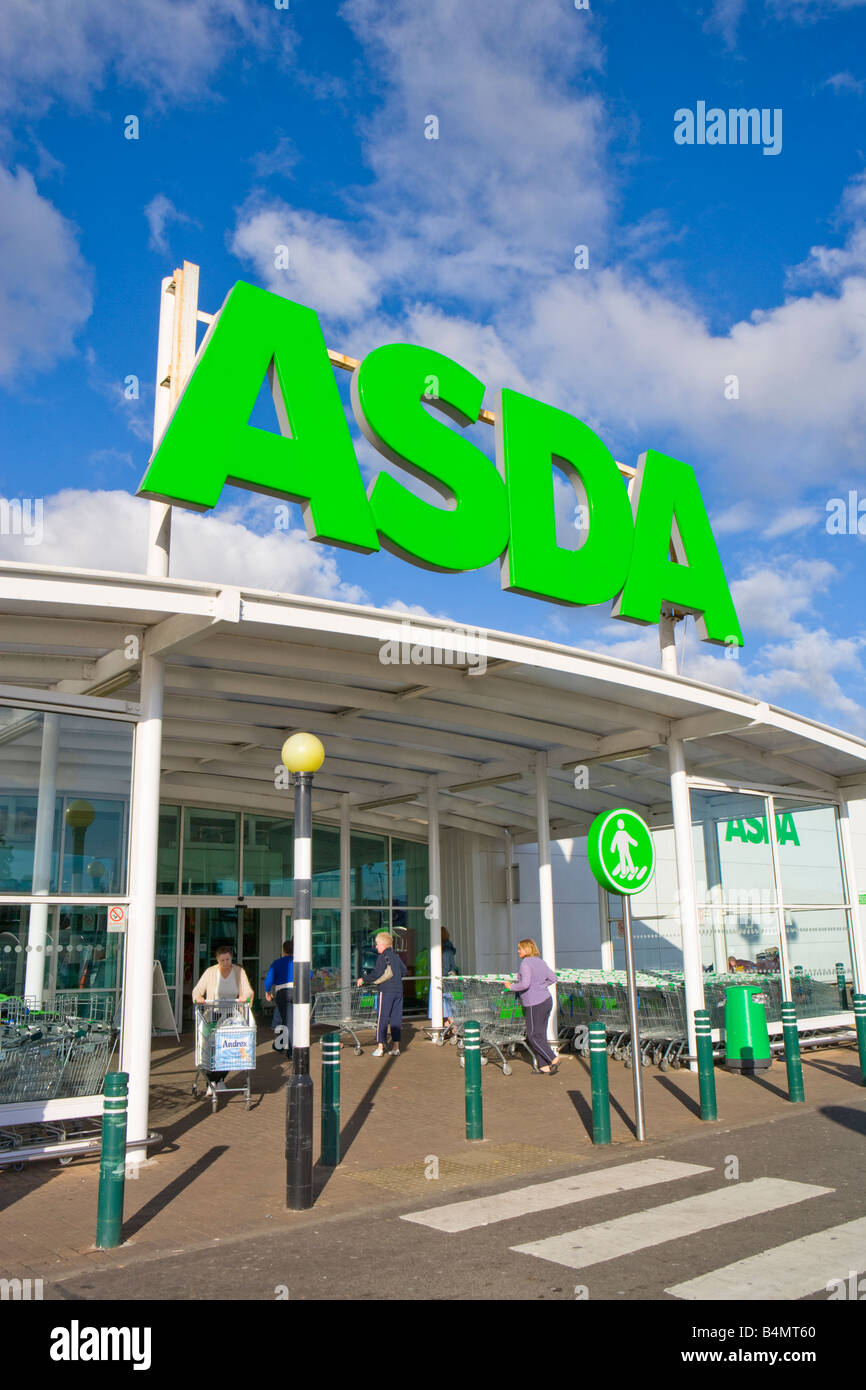 Supermercato ASDA IN DUMBARTON Scozia Scotland Foto Stock