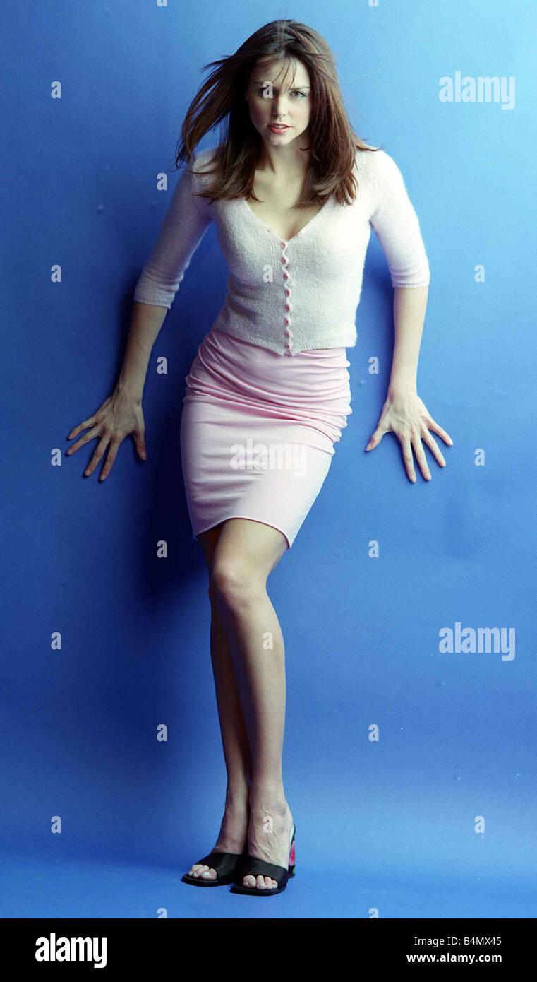 Beverley Turner Febbraio 2002 il presentatore TV Foto Stock