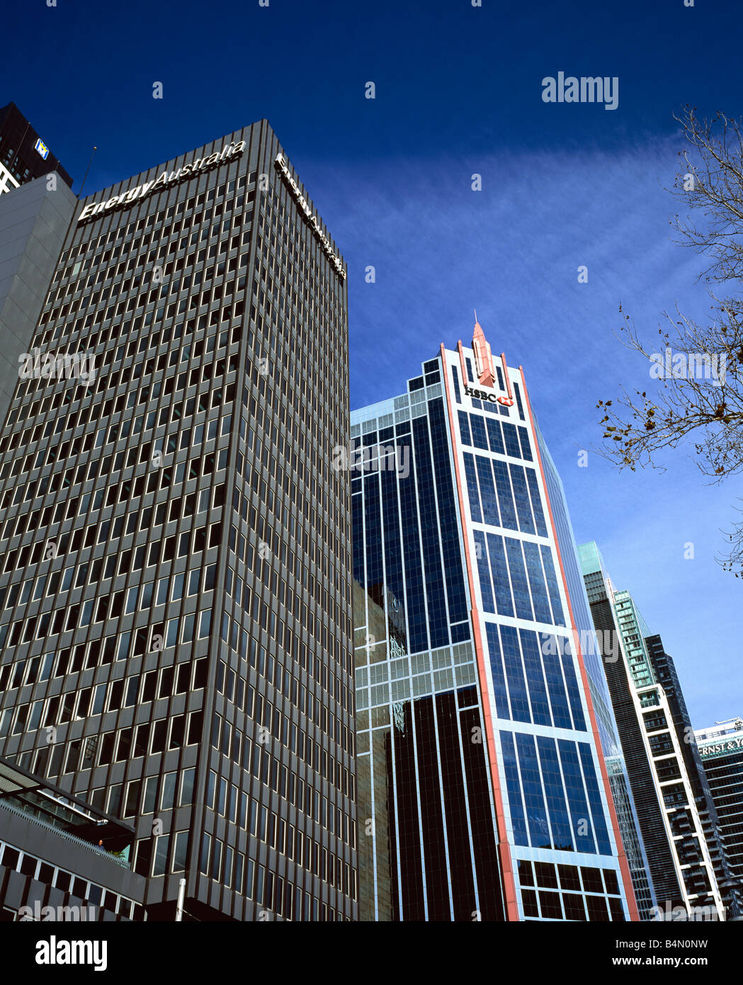 Energia e Australia Hong Kong Bank Building lungo George Street nel centro della città Foto Stock