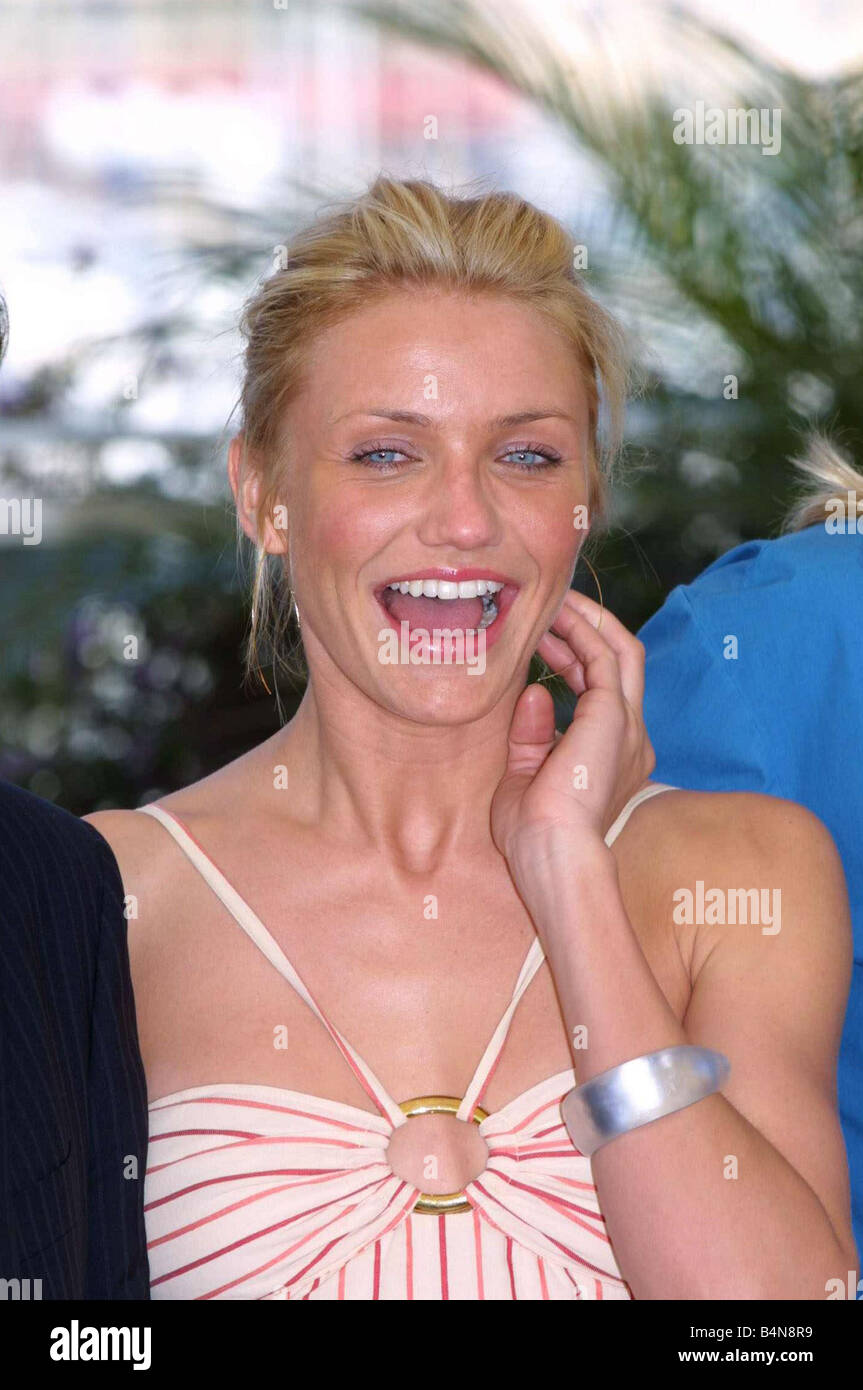 Cameron Diaz attrice al Festival di Cannes 2004 Foto Stock